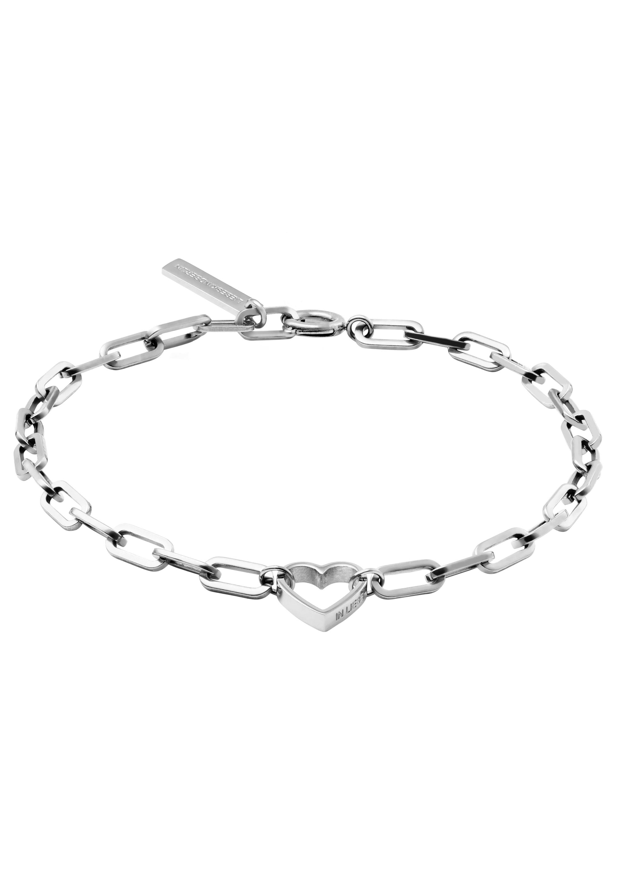 Armband »Schmuck Geschenk Edelstahl Armkette Herz, LJ-0343-B-20, LJ-0344-B-20«