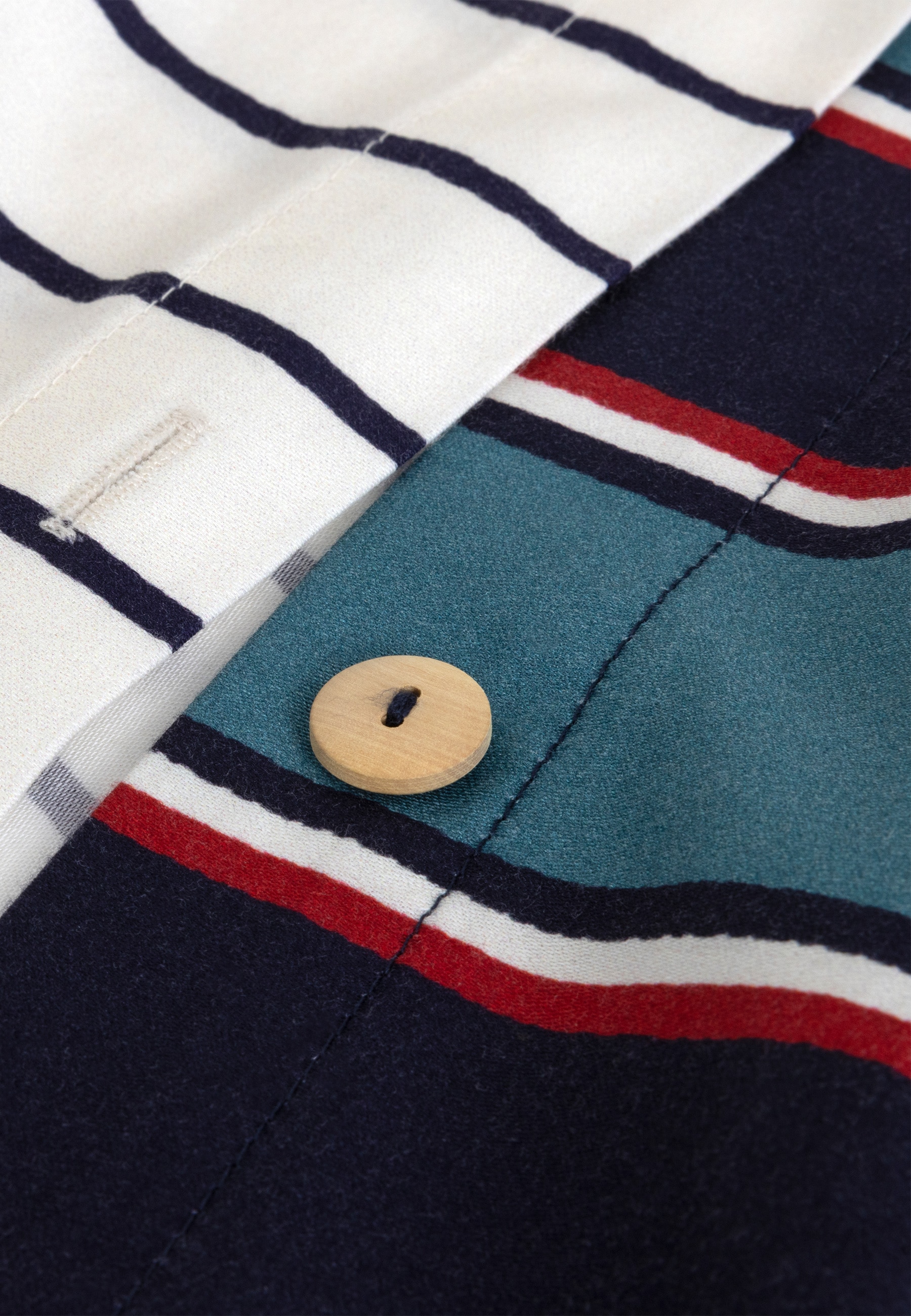 Lacoste Linge de lit réversible »LBOLD« 2 pièces à partir de la taille 135x200 cm, satin PREMIUM, design rayé, 100% coton