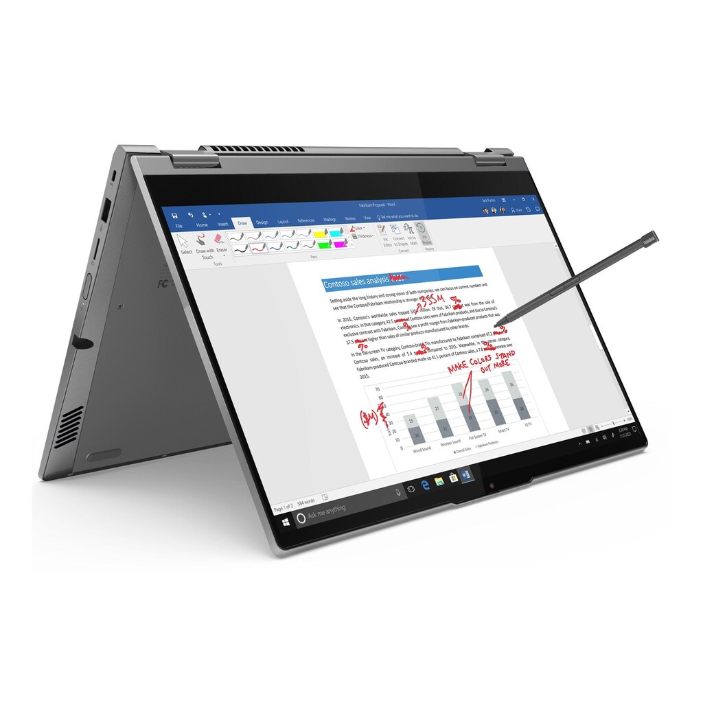 Lenovo Convertible Notebook »14s Yoga ITL«, 35,42 cm, / 14 Zoll, Intel, Core i5, Iris Xe Graphics, 256 GB SSD