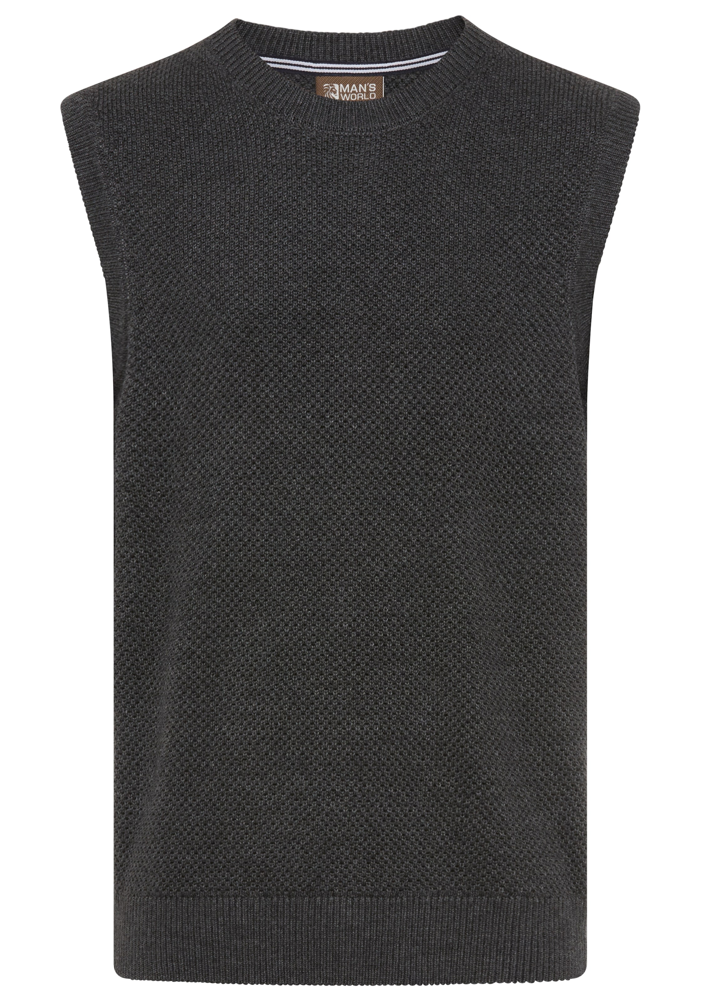 Man's World Pull-over »Neue Kollektion! Highlight mit Struktur!« aus Baumwolle, mit Rundhalsausschnitt, Regular Fit