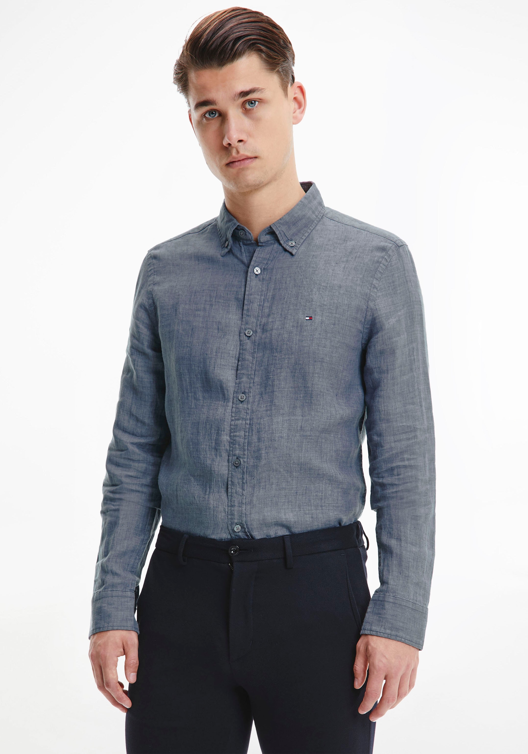 Image of Tommy Hilfiger Leinenhemd »PIGMENT DYED LINEN RF SHIRT« bei Ackermann Versand Schweiz