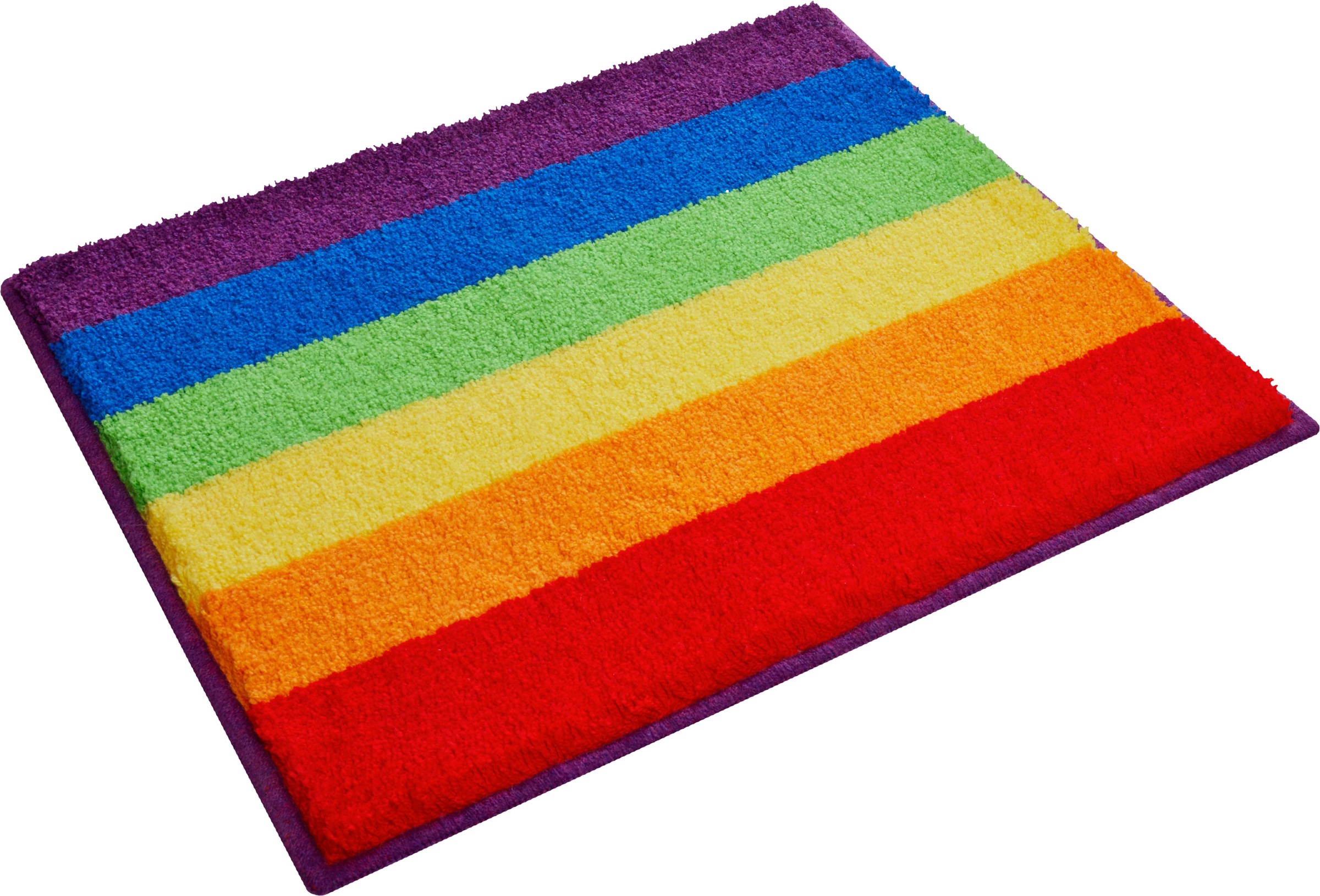 Image of GRUND exklusiv Badematte »Leggio«, Höhe 20 mm, rutschhemmend beschichtet, schnell trocknend, weiche Haptik, Regenbogen-Farben, bunt, auch als 3 teiliges Set erhältlich bei Ackermann Versand Schweiz