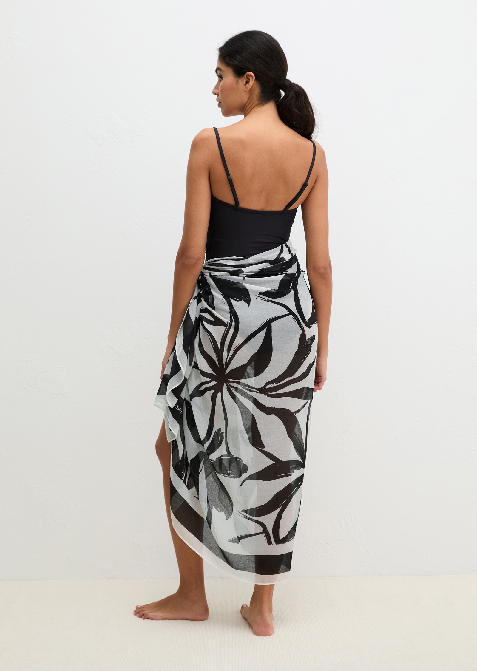 Marc O'Polo Paréo »Beach Cover« mit floralem Print