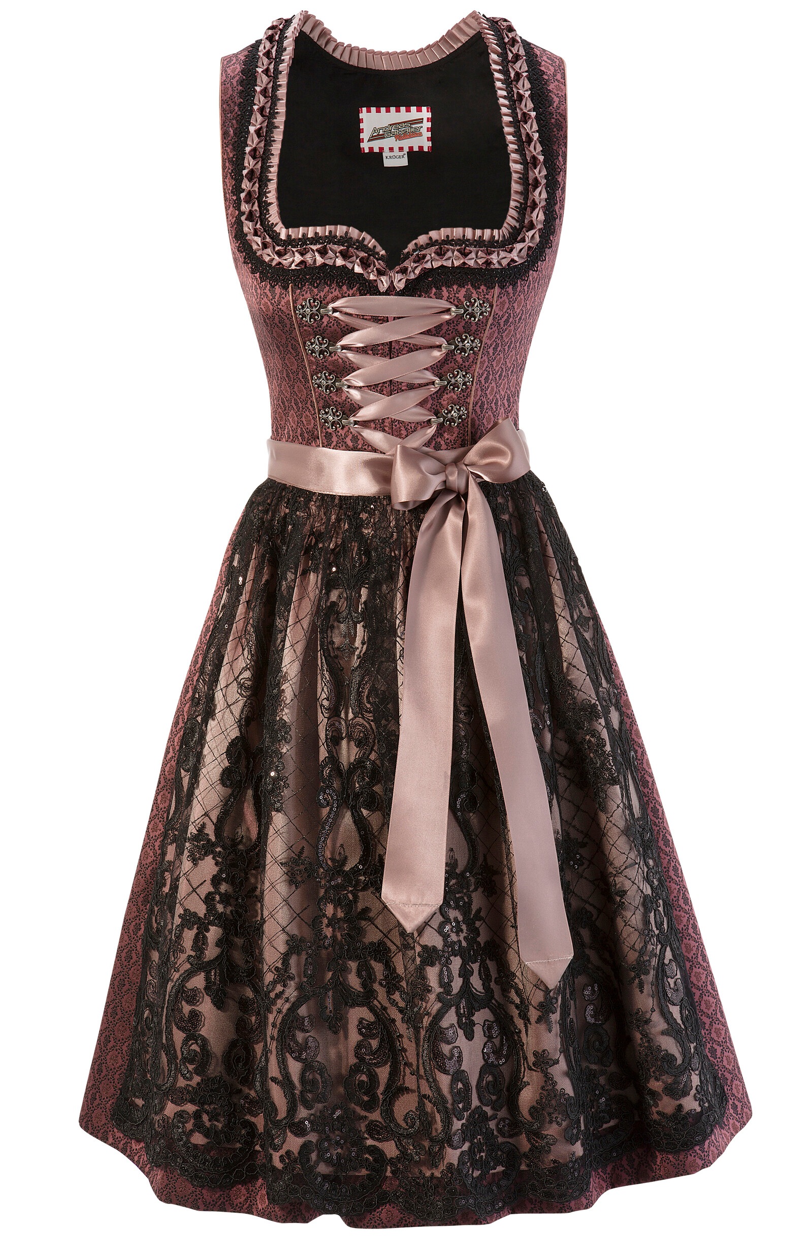 Image of Andreas Gabalier Kollektion Dirndl, (2 tlg.), Damen, midi mit Doppelschürze bei Ackermann Versand Schweiz