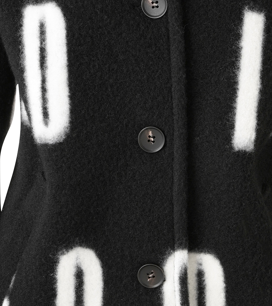 Aniston CASUAL Fleecejacke, mit grossflächigem "GOOD VIBES"-Schriftzug - NEUE KOLLEKTION
