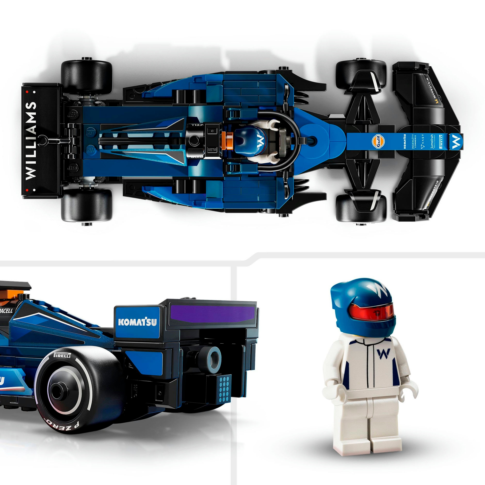 LEGO® Pions de construction »Williams Racing FW46 F1® Rennauto (77249), LEGO® Speed Champions« Made in Europe