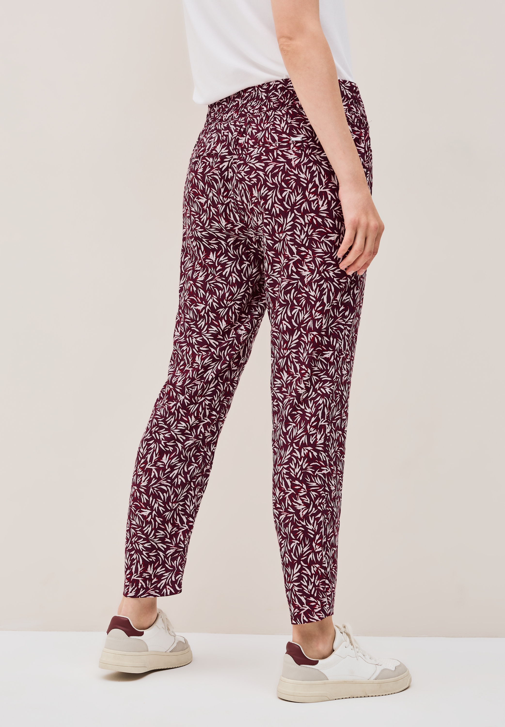 Cecil Stoffhose »CHELSEA«, mit floralem Allover-Print