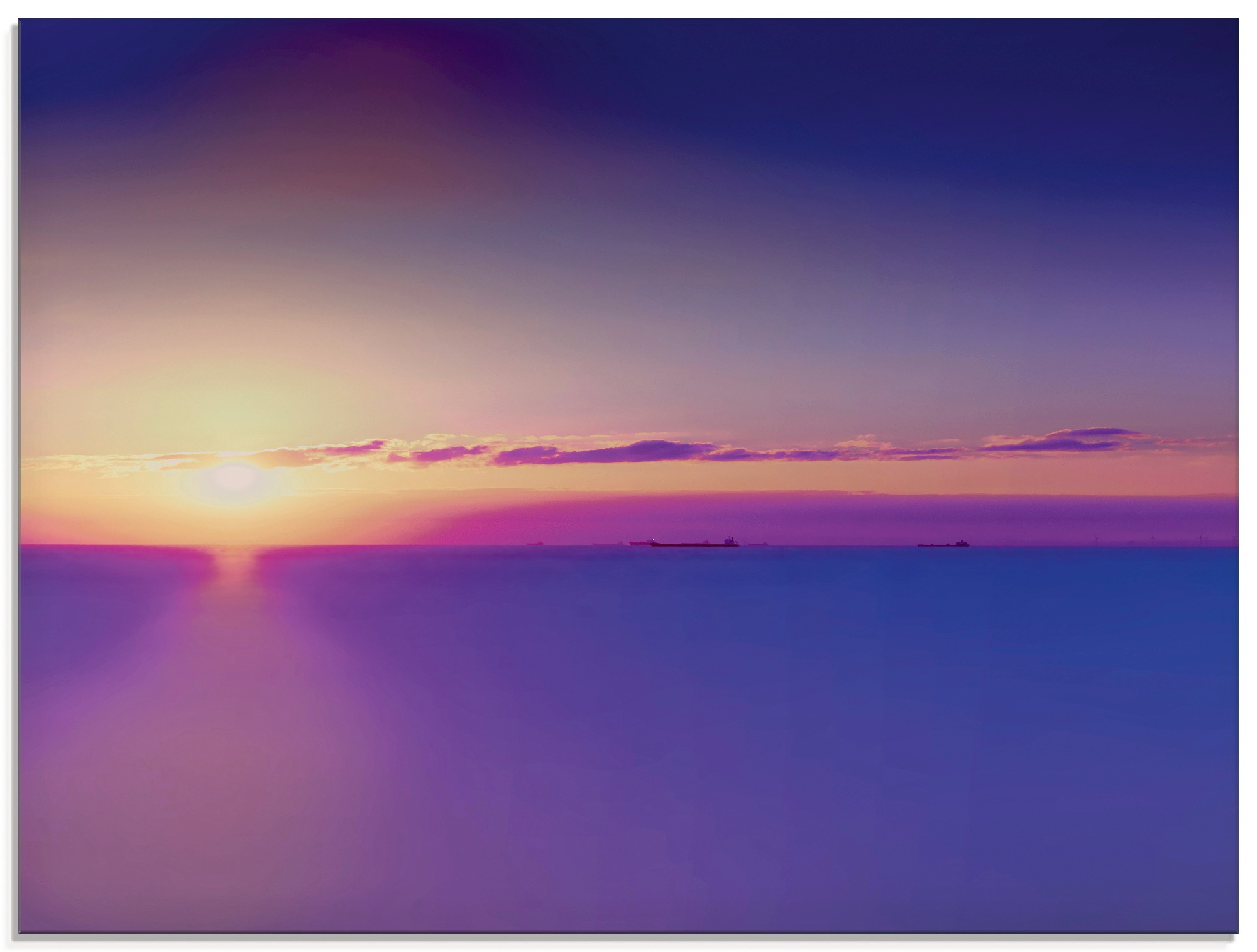 Image of Artland Glasbild »Sonnenuntergang Atlantischer Ozean«, Gewässer, (1 St.) bei Ackermann Versand Schweiz