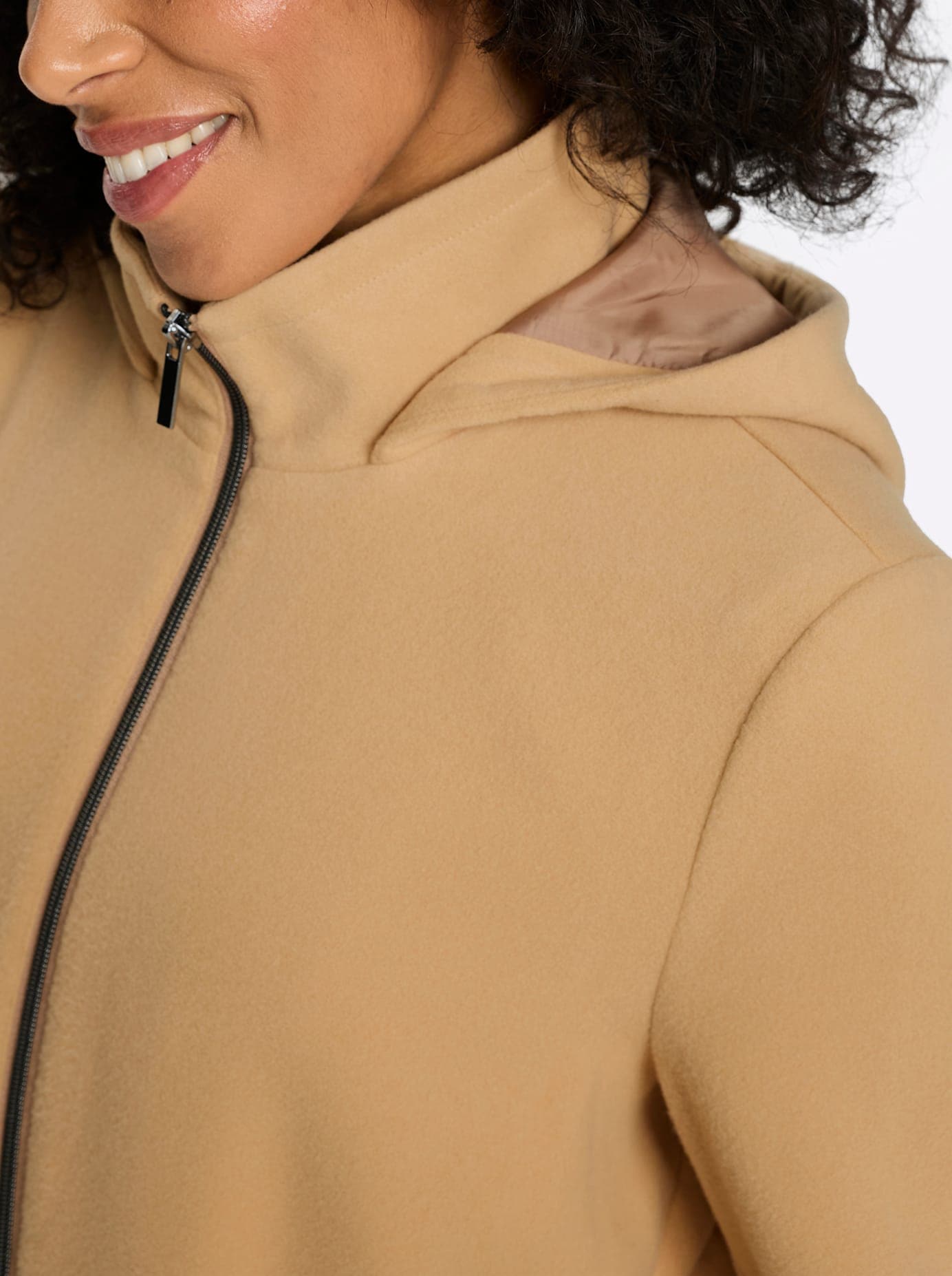 Classic Basics Veste longue mit Kapuze