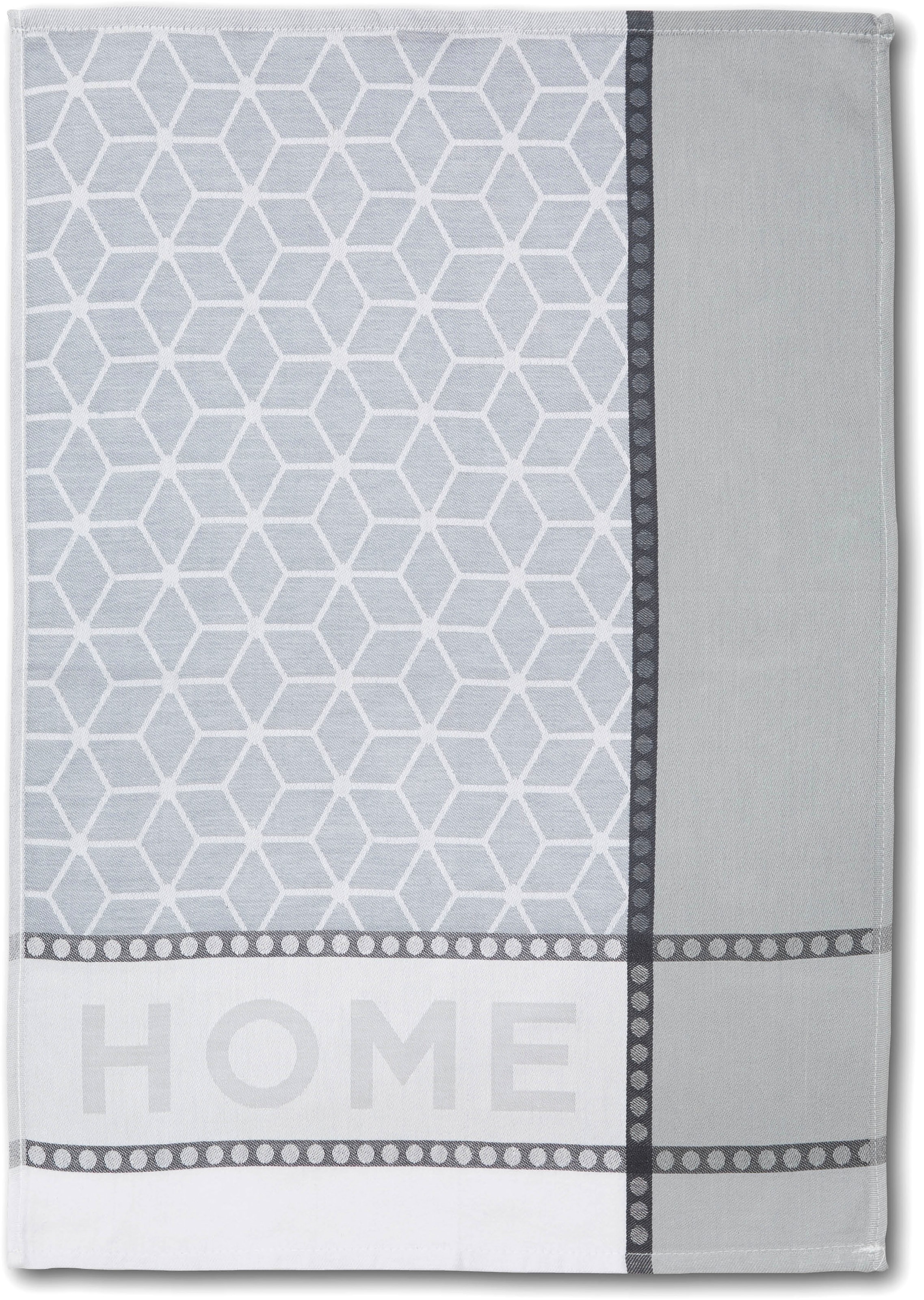 Dyckhoff Chiffon à vaisselle »HOME & KITCHEN, Masse je Tuch ca. 50x70 cm, aus 100% Baumwolle« avec deux motifs différents