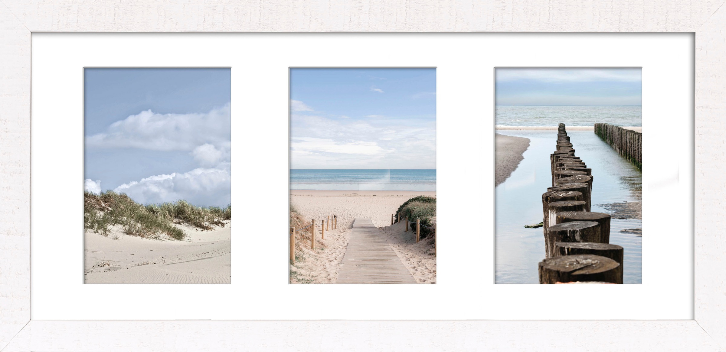 Image of RAPHAELLO Bilderrahmen »Sydney«, (1 St.), Collage-weiss-schwarz bei Ackermann Versand Schweiz