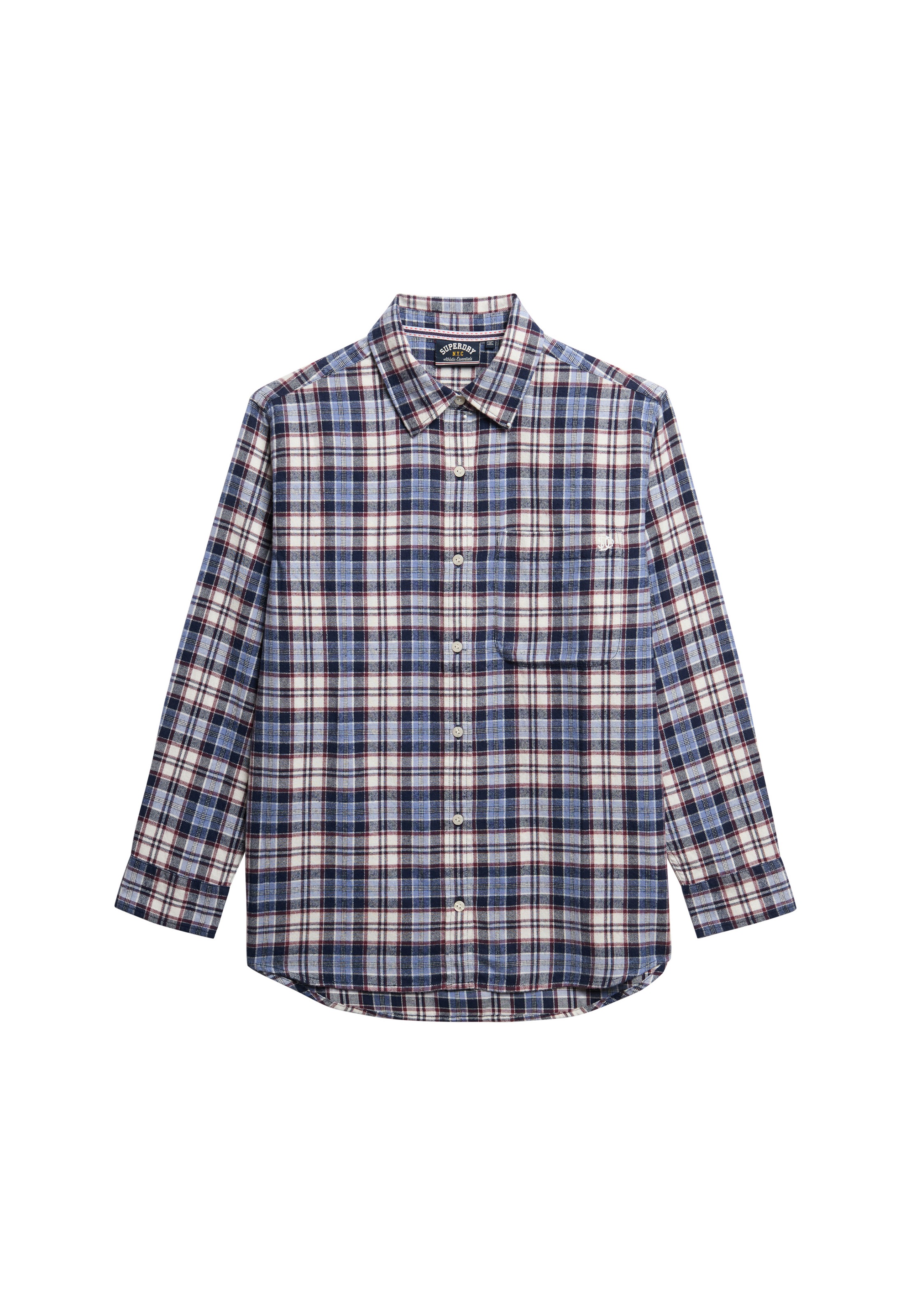 Superdry Karobluse »CHECK FLANNEL BOYFRIEND SHIRT«
