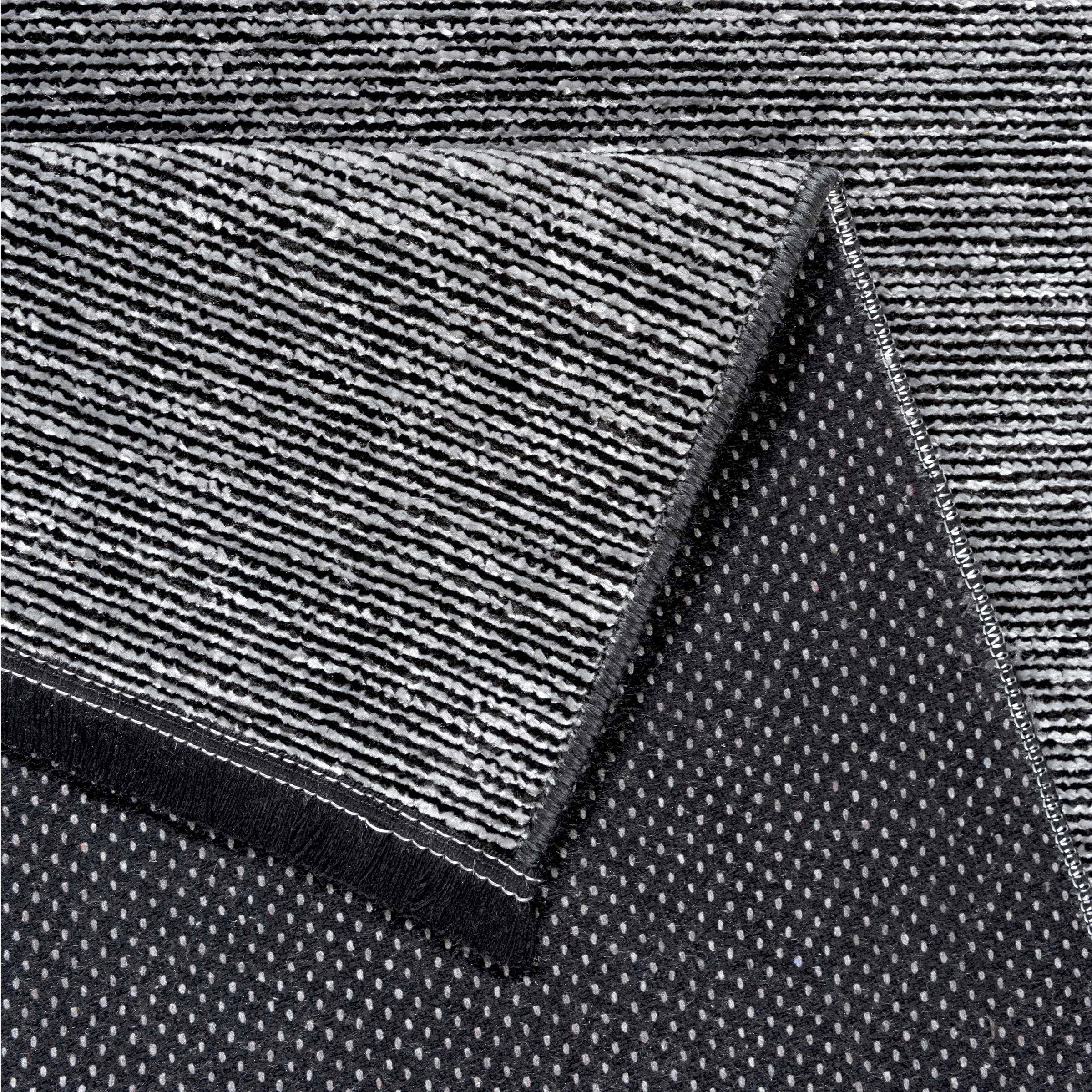 Sehrazat Teppich »Stela«, rechteckig, 5 mm Höhe, waschbar, Flachgewebe, mit Fransen und Chenille