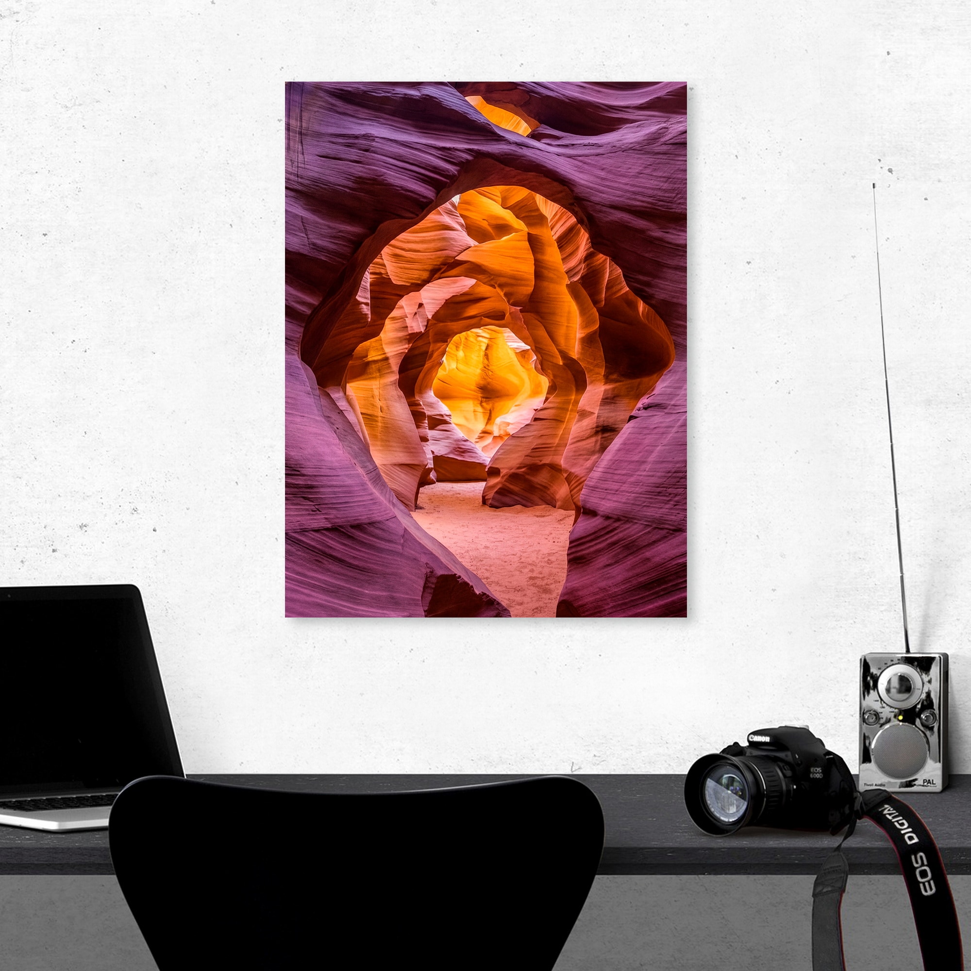 GOODproduct Wandbild »Weg durch den Stein« Felsen 1 Stk. tlg. in verschiedenen Grössen