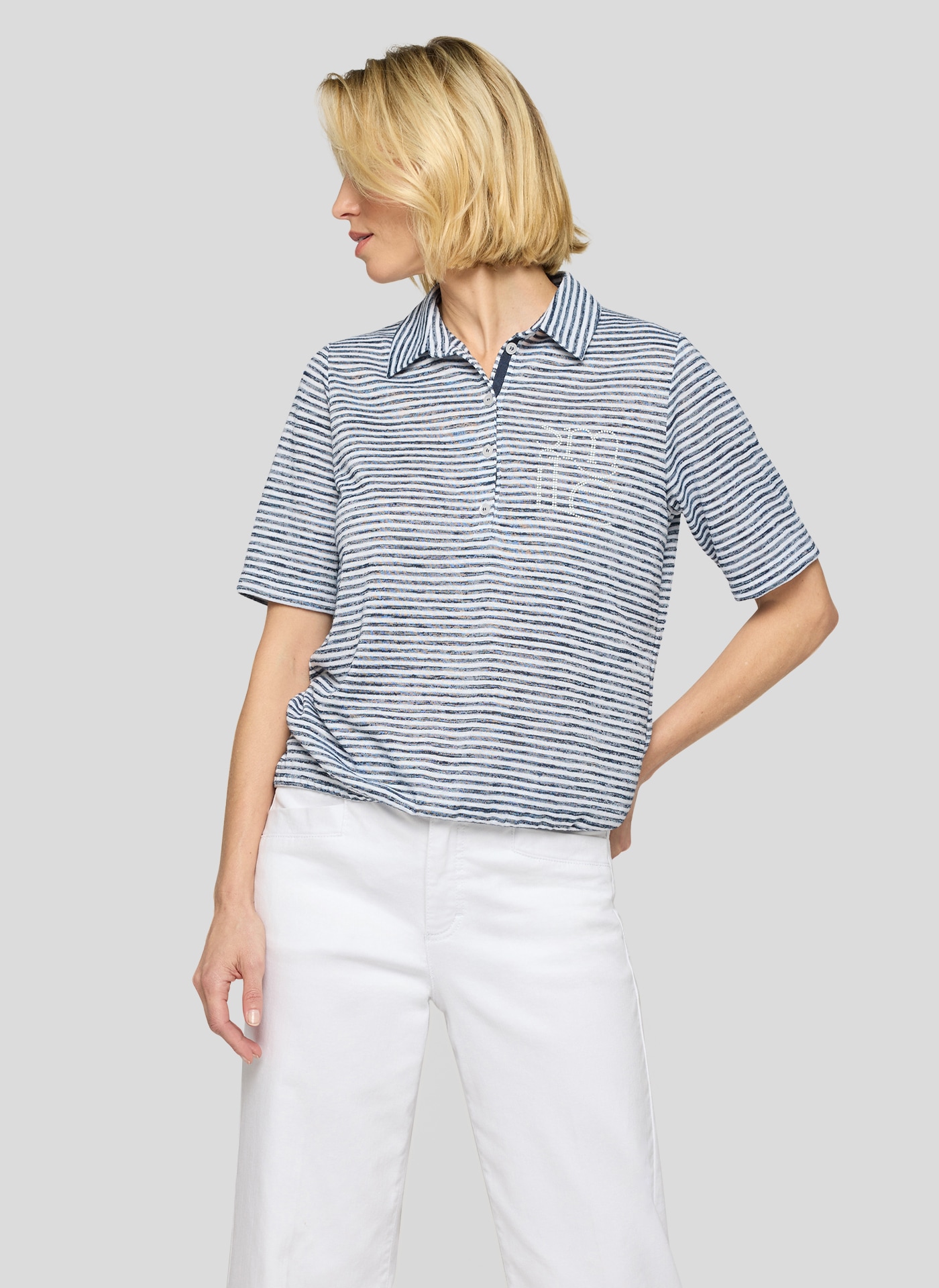 Image of Rabe Poloshirt im Ringel-Look