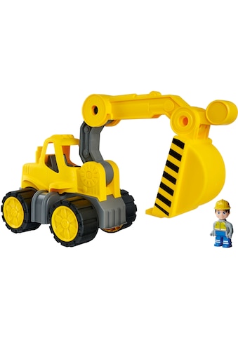 Spielzeug-Bagger »Power-Worker Bagger + Figur«, Made in Germany