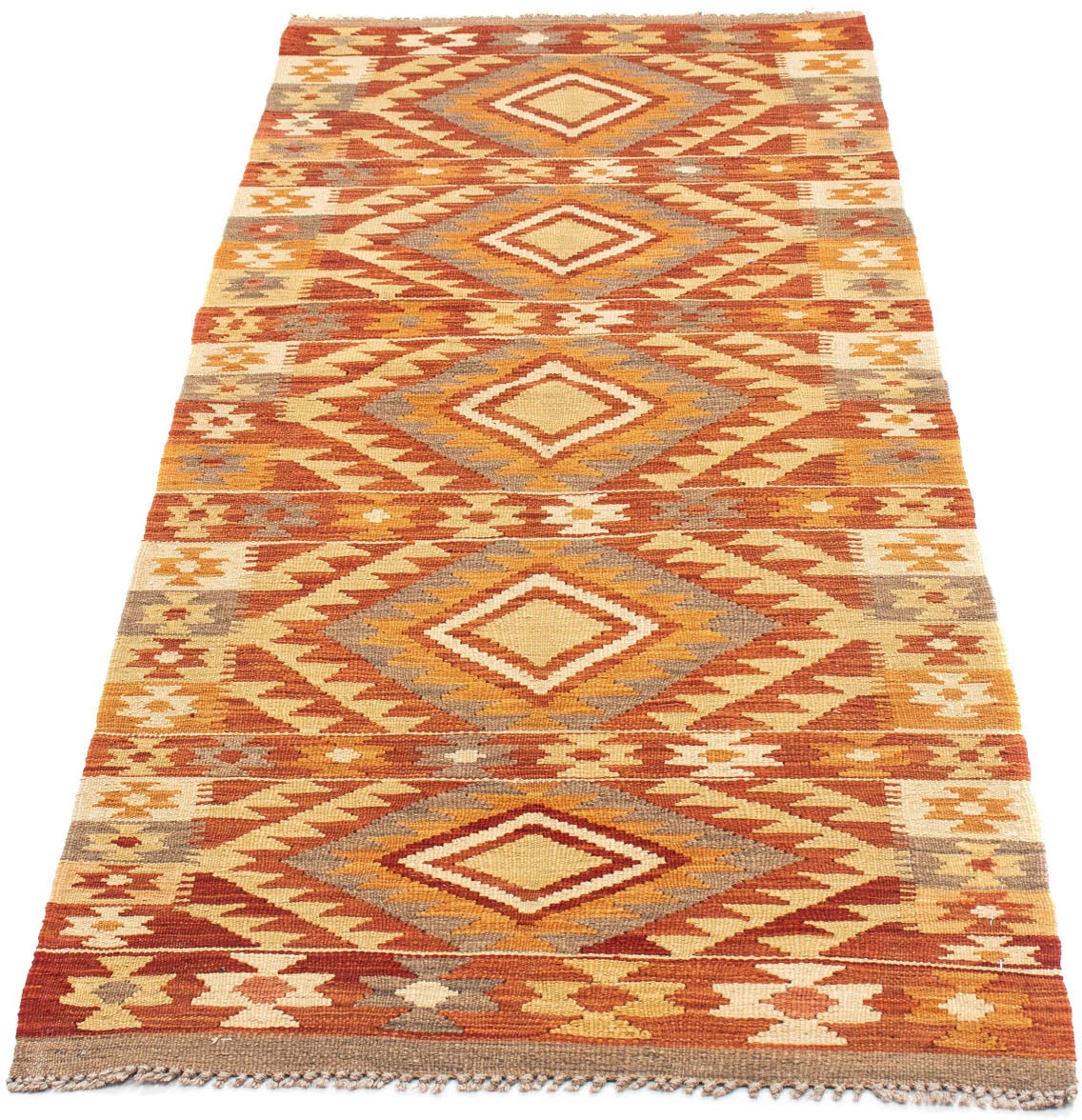 Image of morgenland Läufer »Kelim Medaillon Ruggine 187 x 72 cm«, rechteckig, 0,4 mm Höhe, OrientOptik bei Ackermann Versand Schweiz