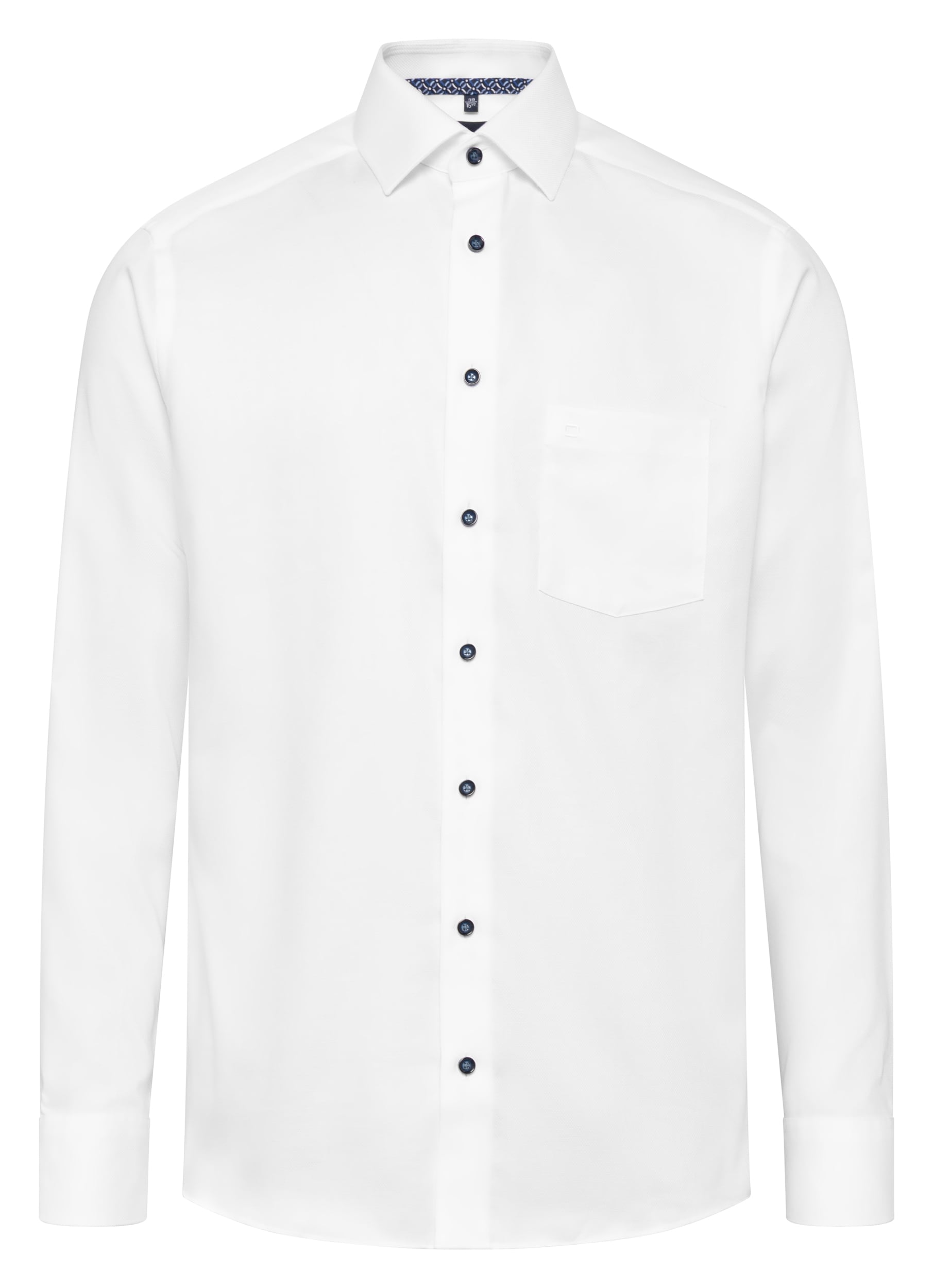 OLYMP Chemise d'affaires »Luxor Modern Fit New-Kentkragen« détails contrastés à l'intérieur du col, coupe moderne