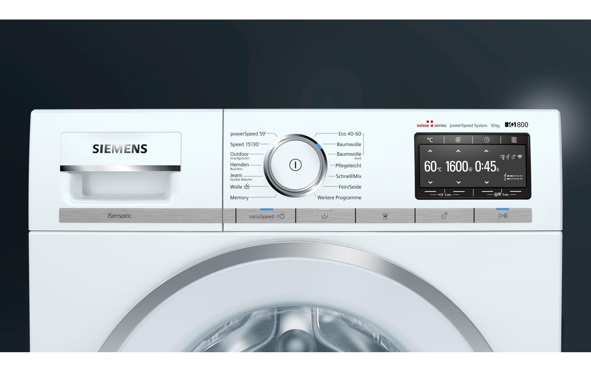 SIEMENS Waschmaschine »iQ800«, 10 kg, 1400 U/min