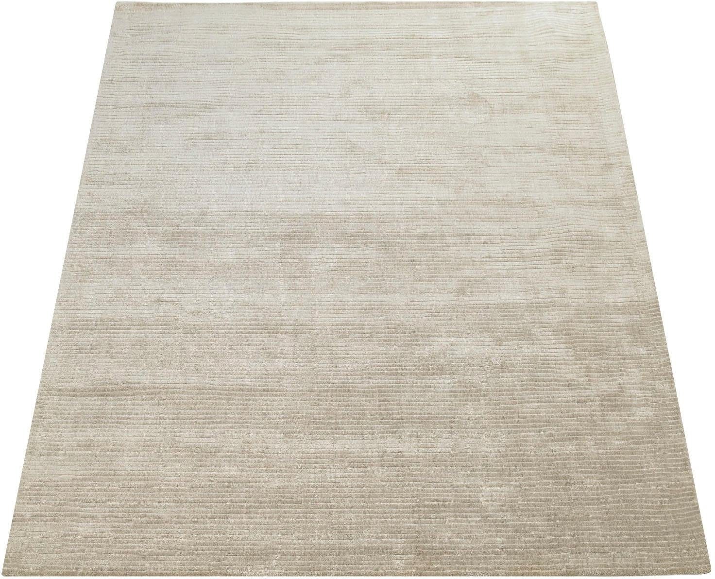 Image of Paco Home Teppich »Bedina 450«, rechteckig, 14 mm Höhe, Kurzflor mit Cord-Optik, Obermaterial 100% Viskose, ideal im Wohnzimmer & Schlafzimmer bei Ackermann Versand Schweiz