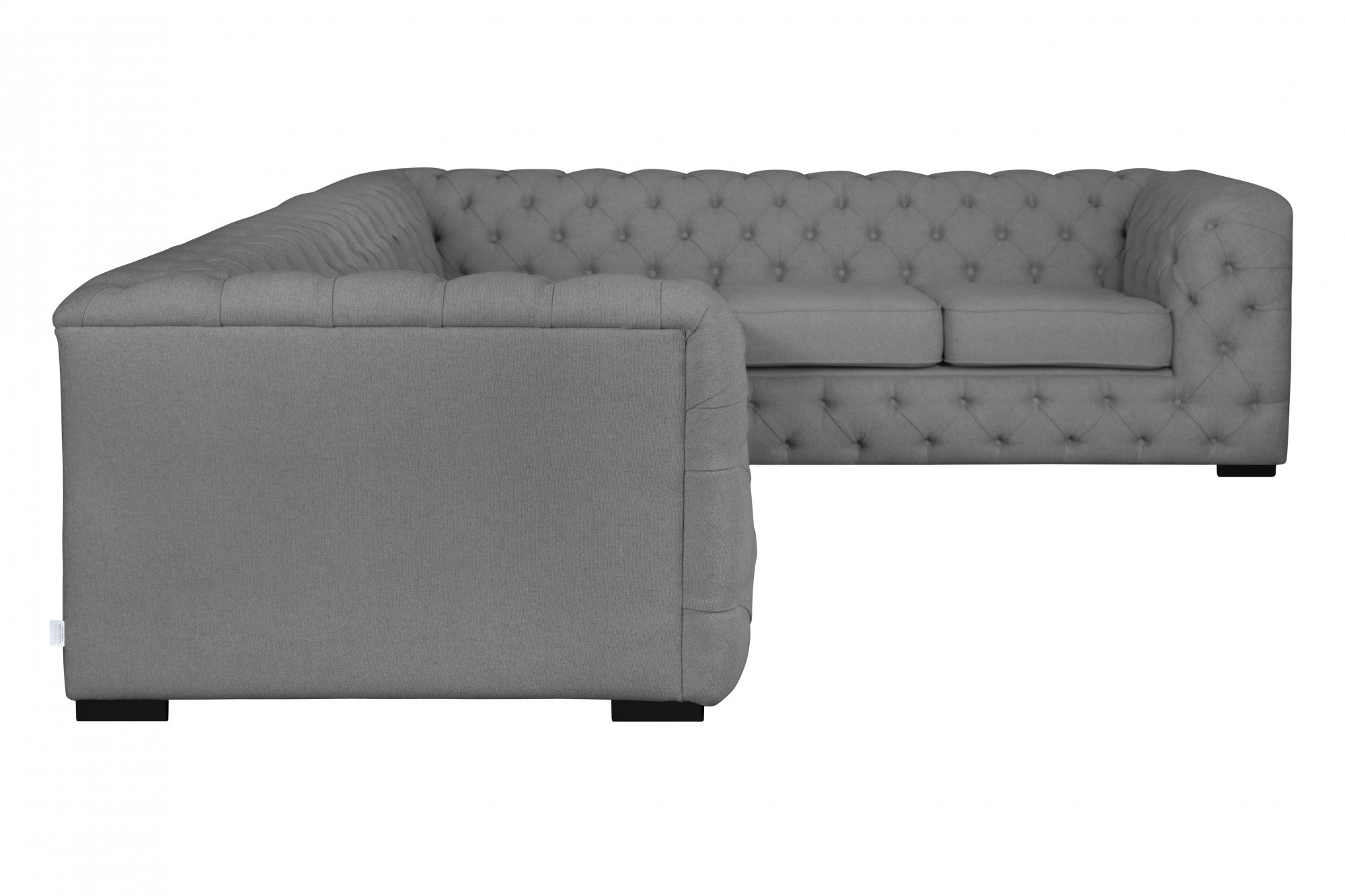 Home affaire Chesterfield-Sofa »KALINA L-Form«, hochwertig Chesterfield-Ausführung
