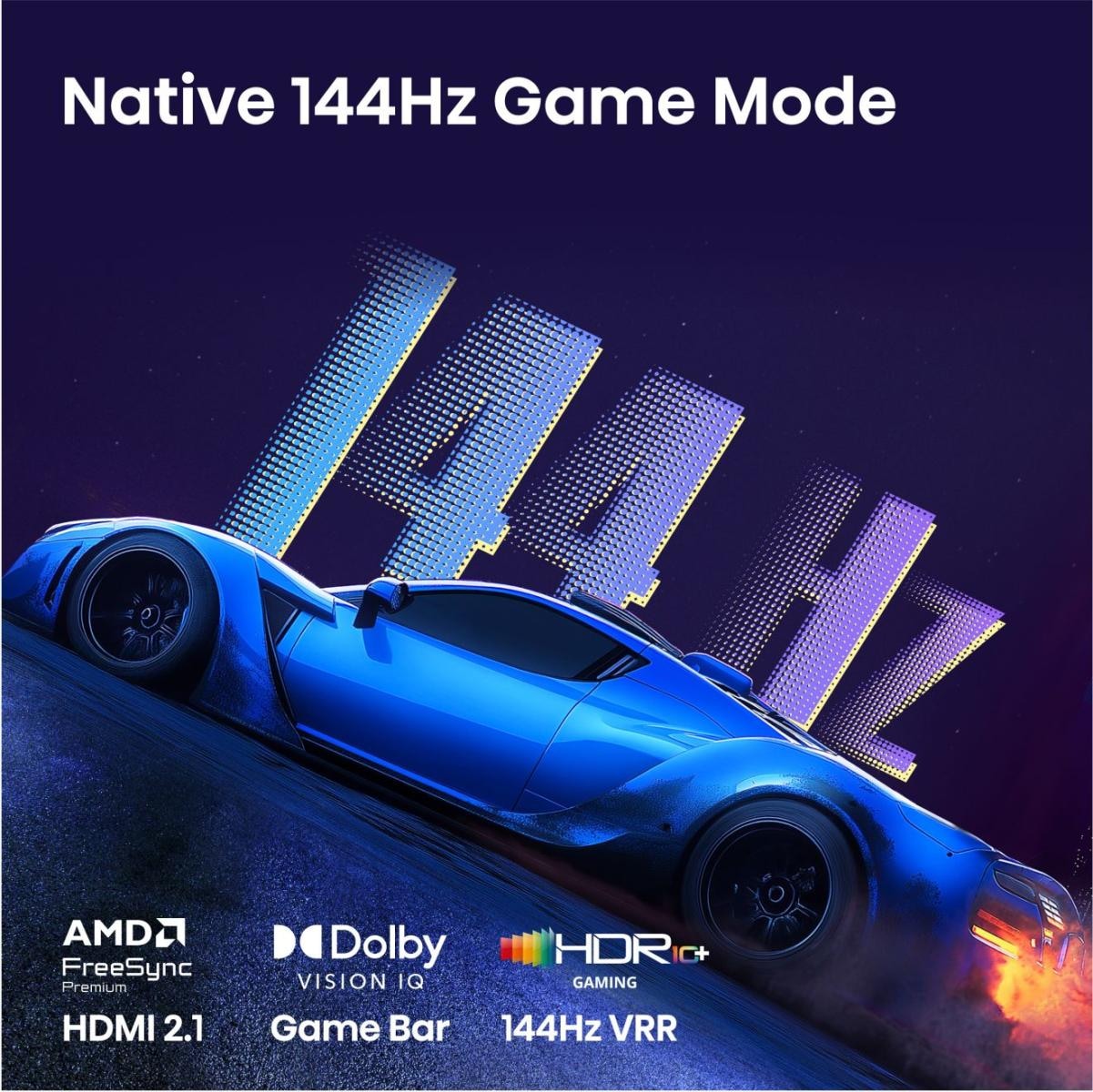 Hisense Téléviseur QLED »43E7S PRO« 108 cm/43 ″