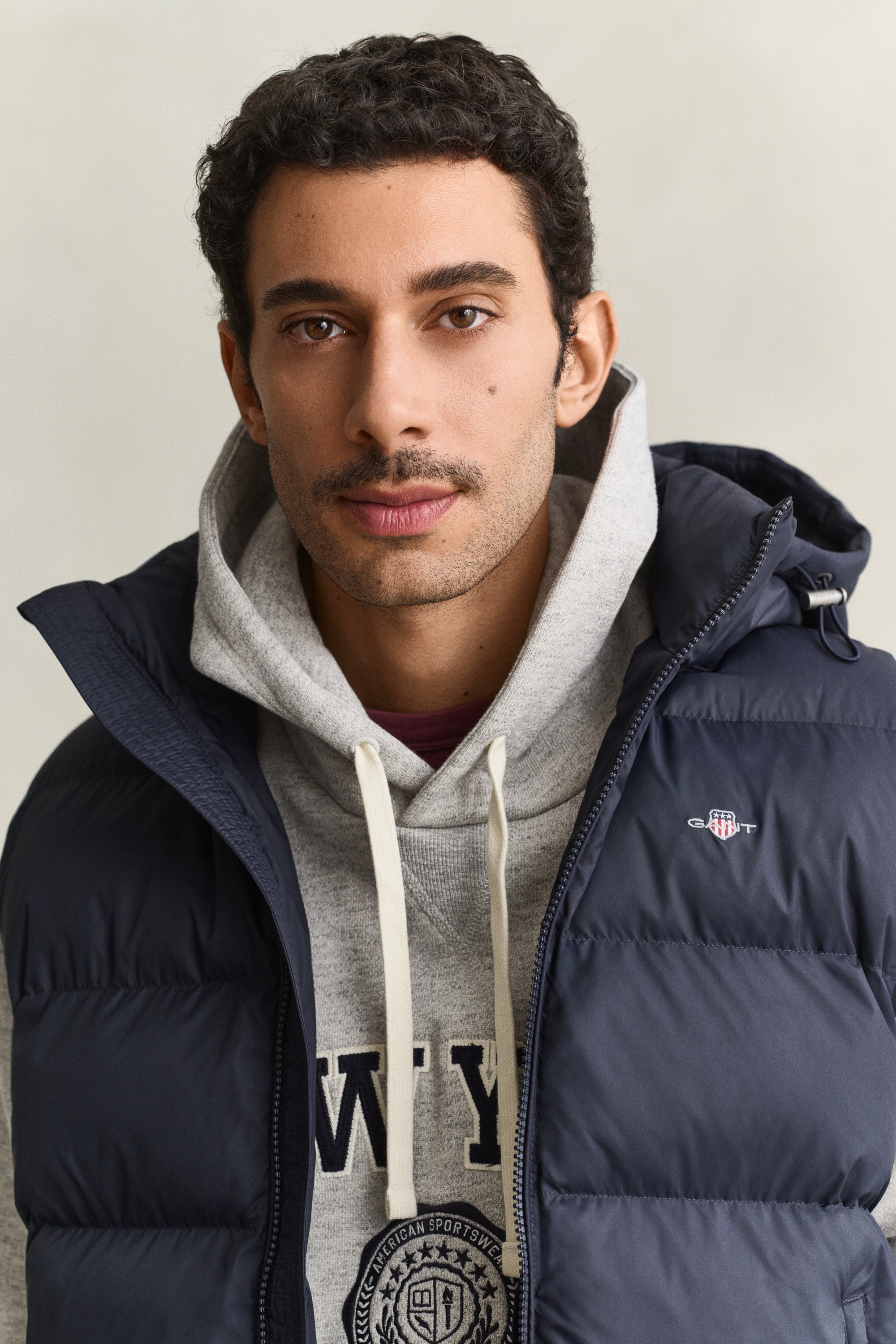 Gant Steppweste »ACTIVE CLOUD VEST« 2-Wege-Reissverschluss