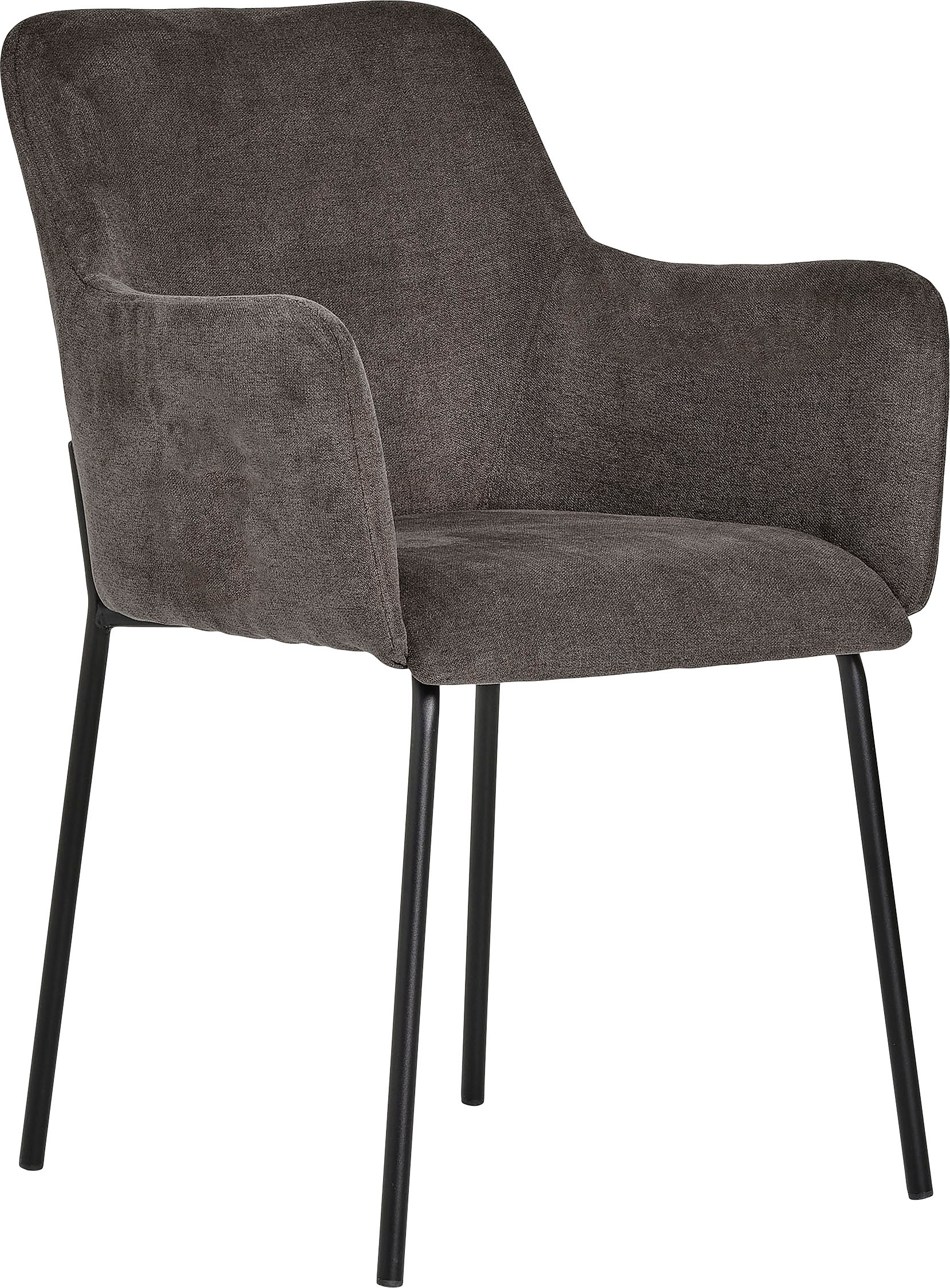 Image of andas Esszimmerstuhl »Ladnön«, (Spar-Set), 6 St., Polyester, mit robustem Metallgestell, mit einem pflegeleichten Feinstruktur Bezug, Sitzhöhe 48 cm bei Ackermann Versand Schweiz