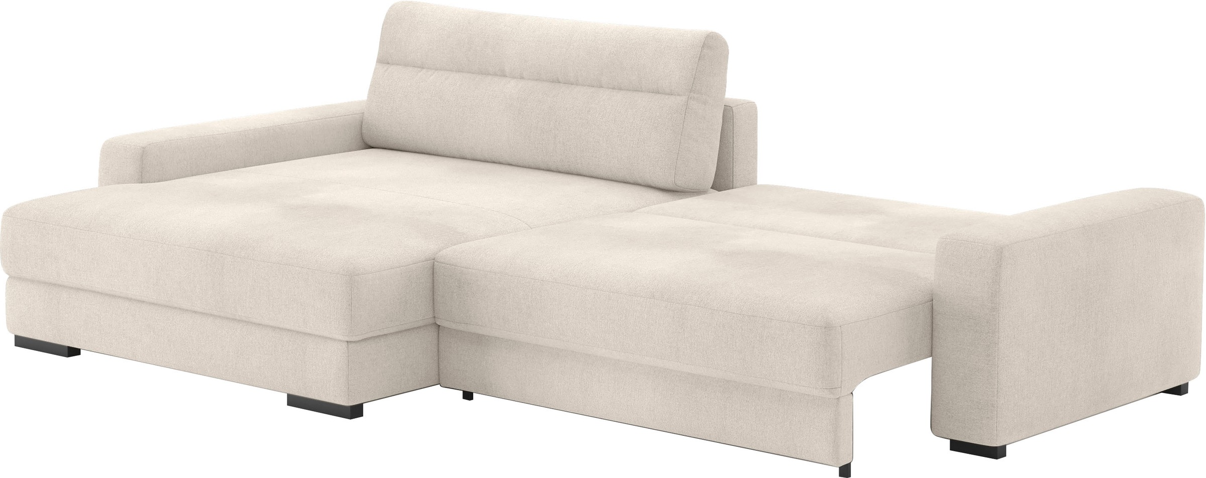 Mr. Couch Ecksofa »Marcello DuraFlex L-Form«, EasyBett, Bettkasten, Kaltschaumpolsterung, bis 140 kg belastbar