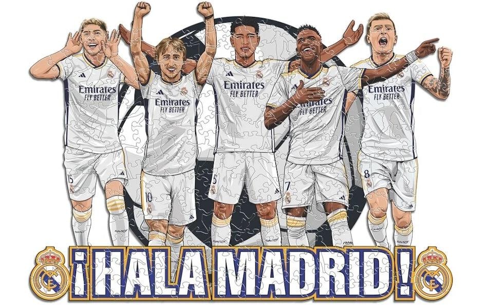   Puzzle »Iconic Real Madrid CF - 5 Spieler« Holzart: Birke (Herkunftsland: China)