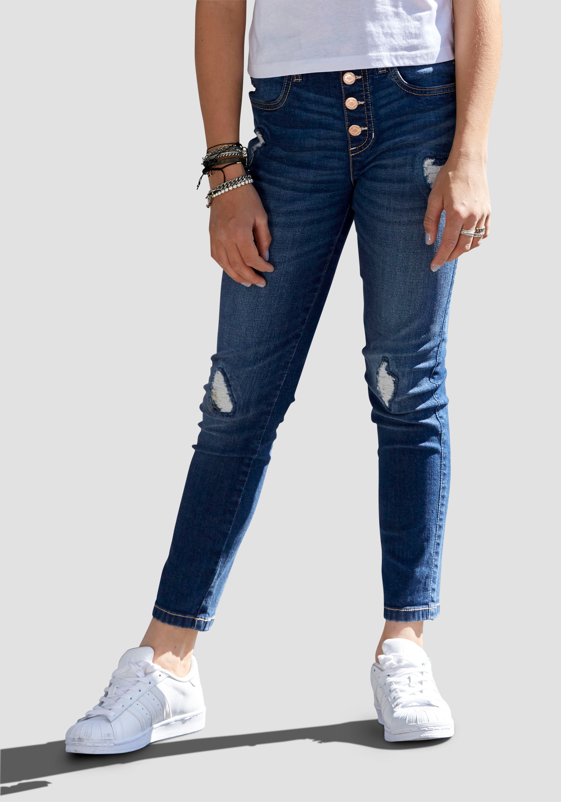 Image of Arizona Mom-Jeans, in Schlupfform bei Ackermann Versand Schweiz