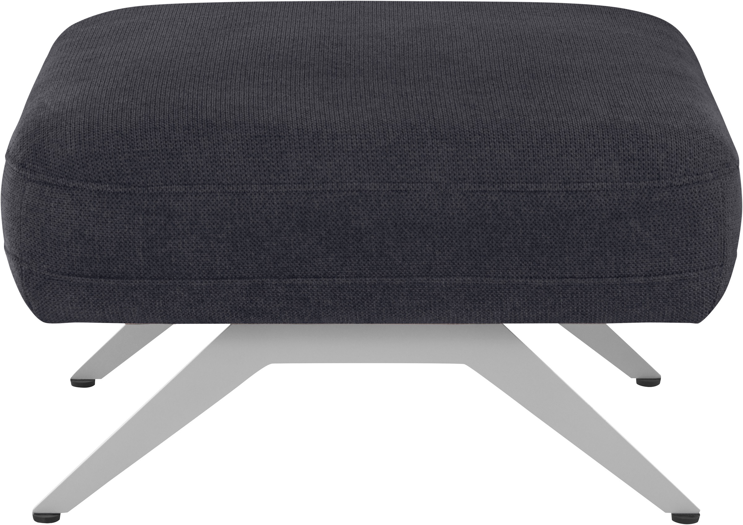 Image of DOMO collection Sitzhocker »Cabarini«, mit alufarbenen Bumerang-Füssen bei Ackermann Versand Schweiz