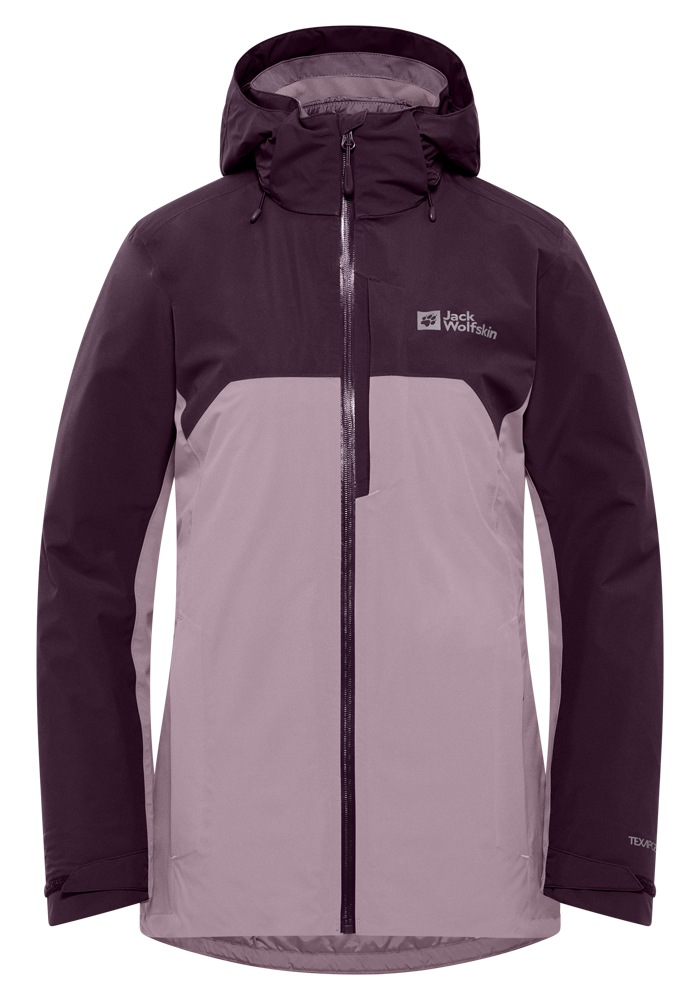 Jack Wolfskin 3-in-1-Funktionsjacke »HUNBERG 3IN1 JKT W«, mit Kapuze