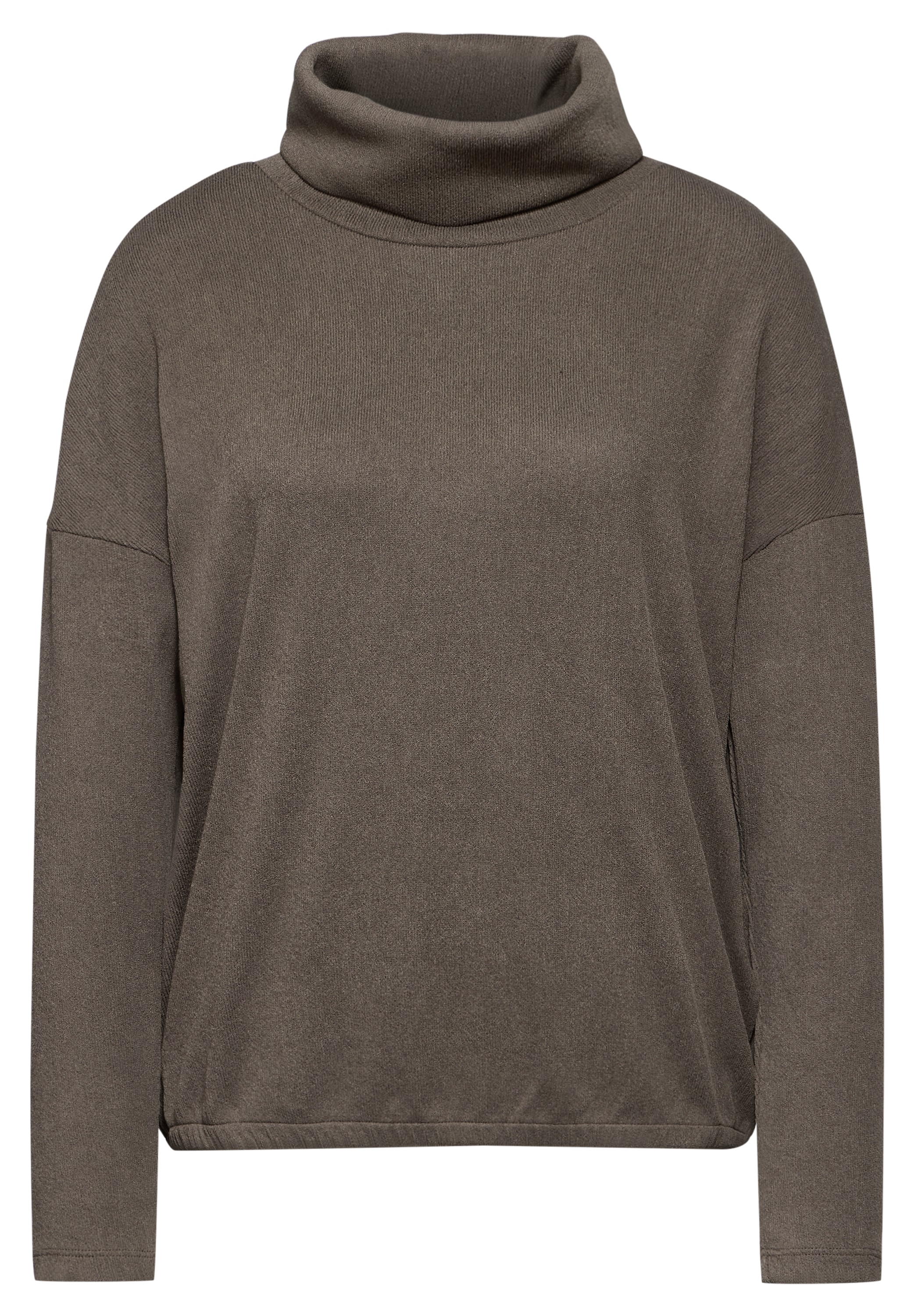 STREET ONE Rollkragenpullover, mit Struktur