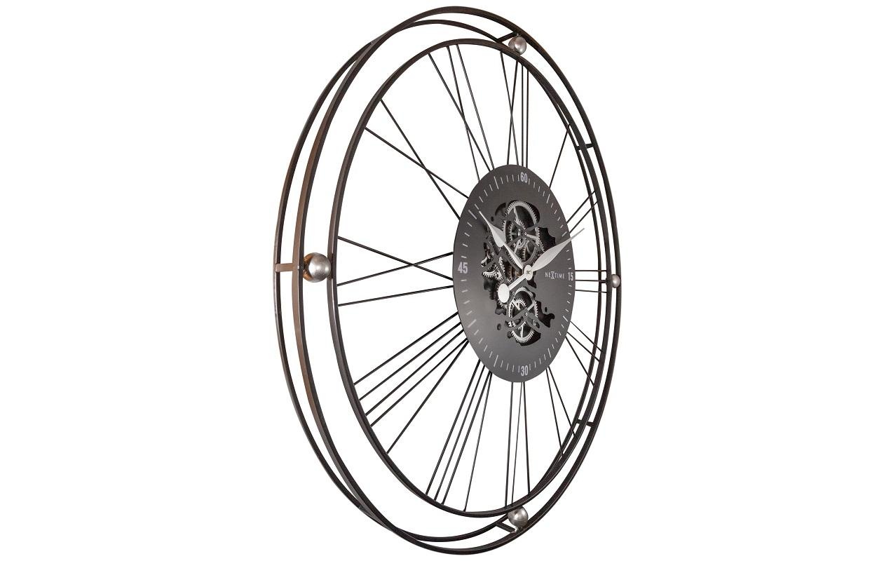 NEXTIME Wanduhr »NeXtime Wire Gear Clock 90.«