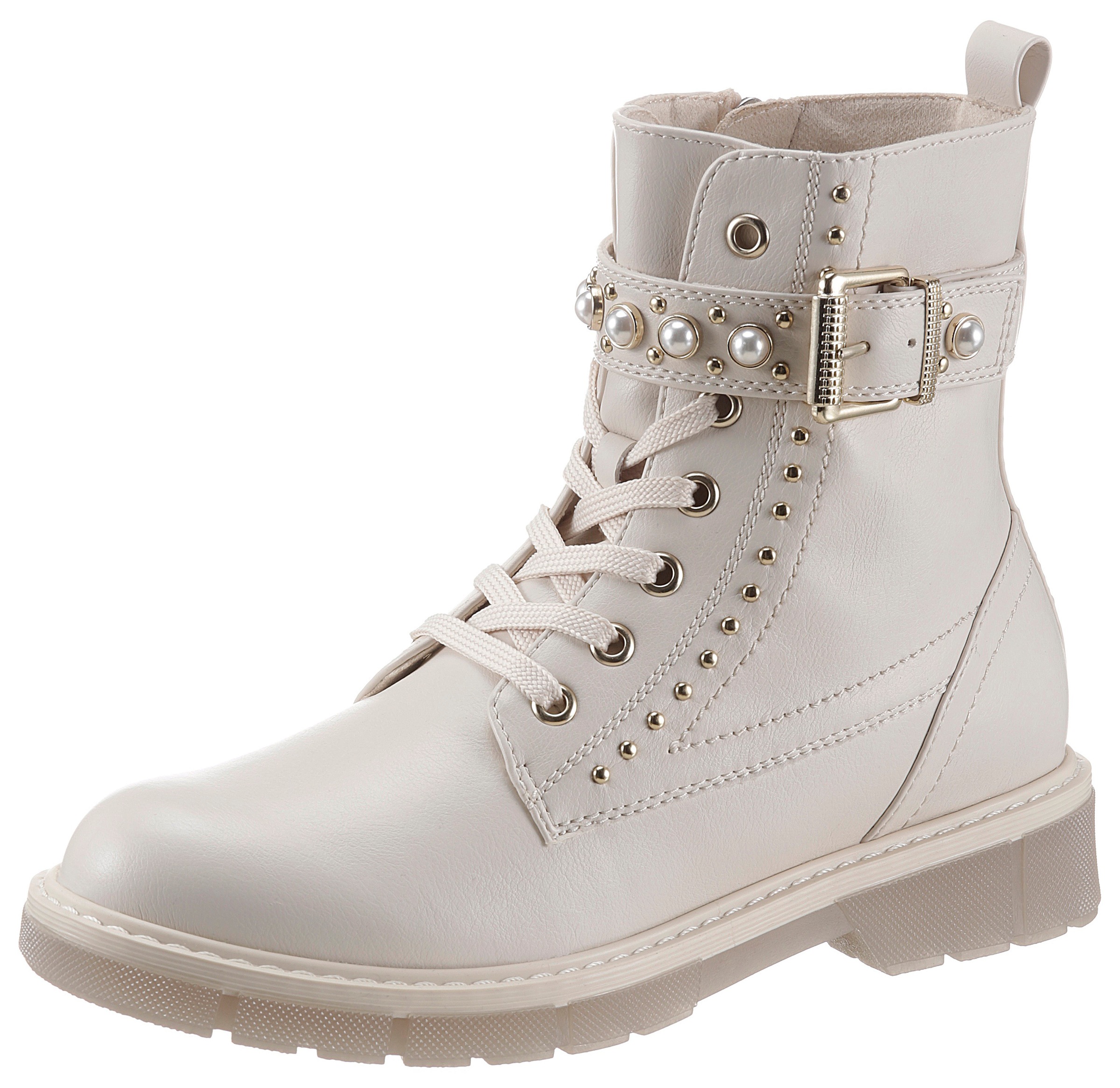 Image of MARCO TOZZI Schnürboots, mit verzierter Schnalle bei Ackermann Versand Schweiz