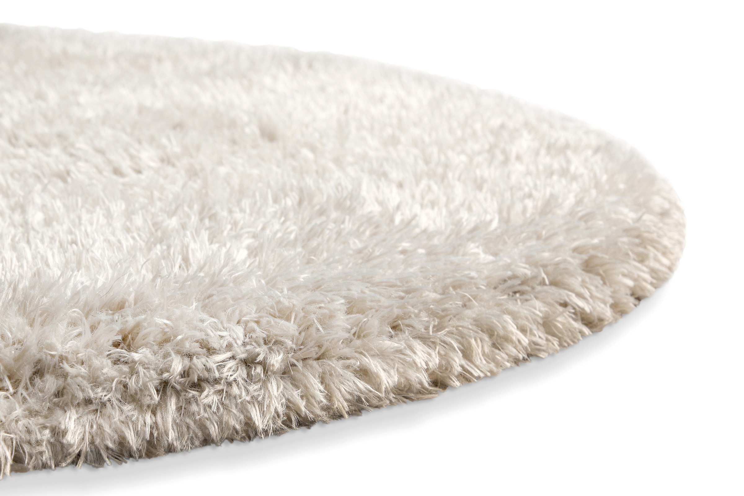 Homie Living Hochflor-Teppich »Matteo HL-0961« rund 50 mm Höhe 100% recyceltem PET, Langflor, Shaggy,  Wohnzimmer