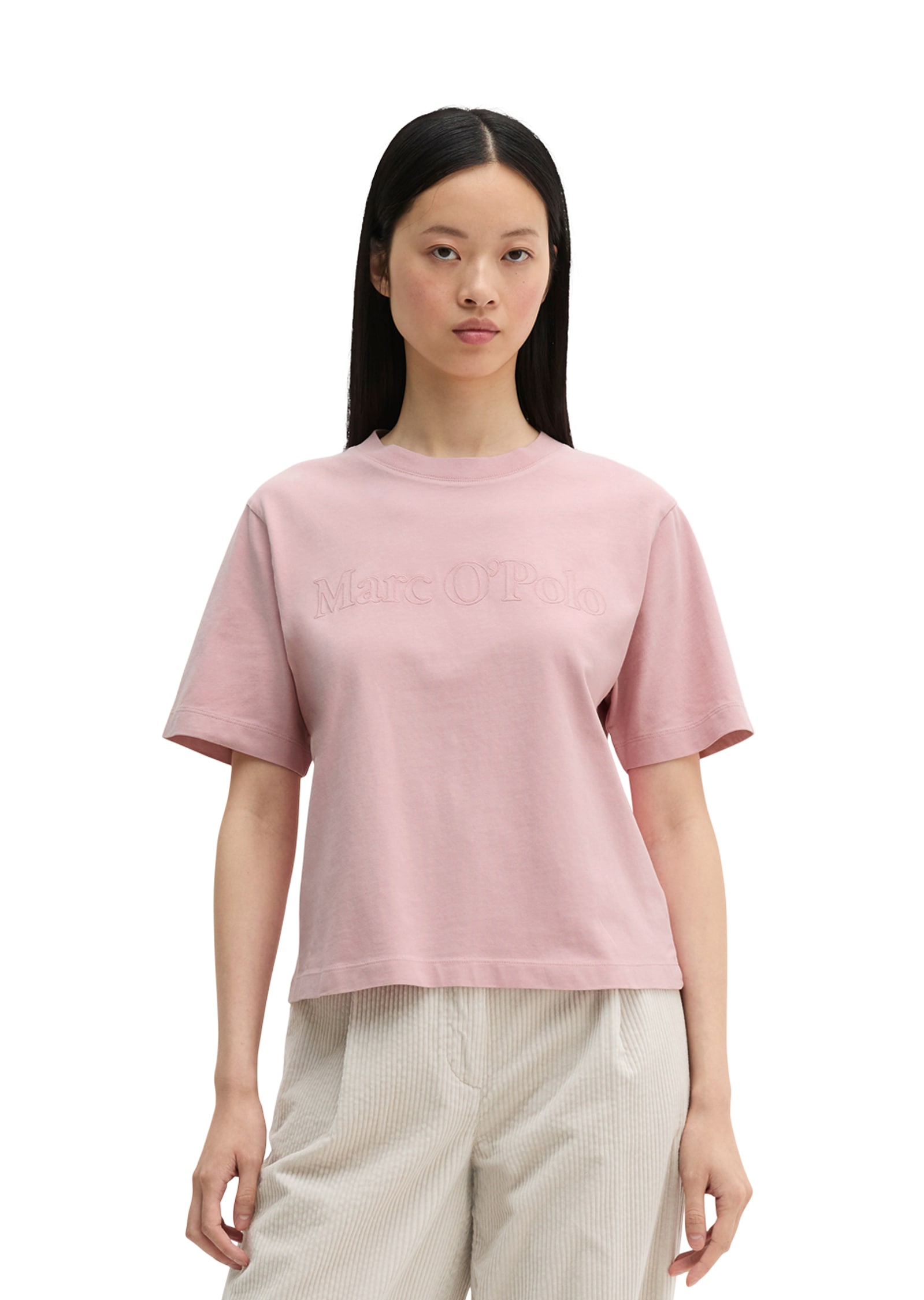 Image of Marc OPolo T-Shirt aus Baumwolle, Relaxed Fit