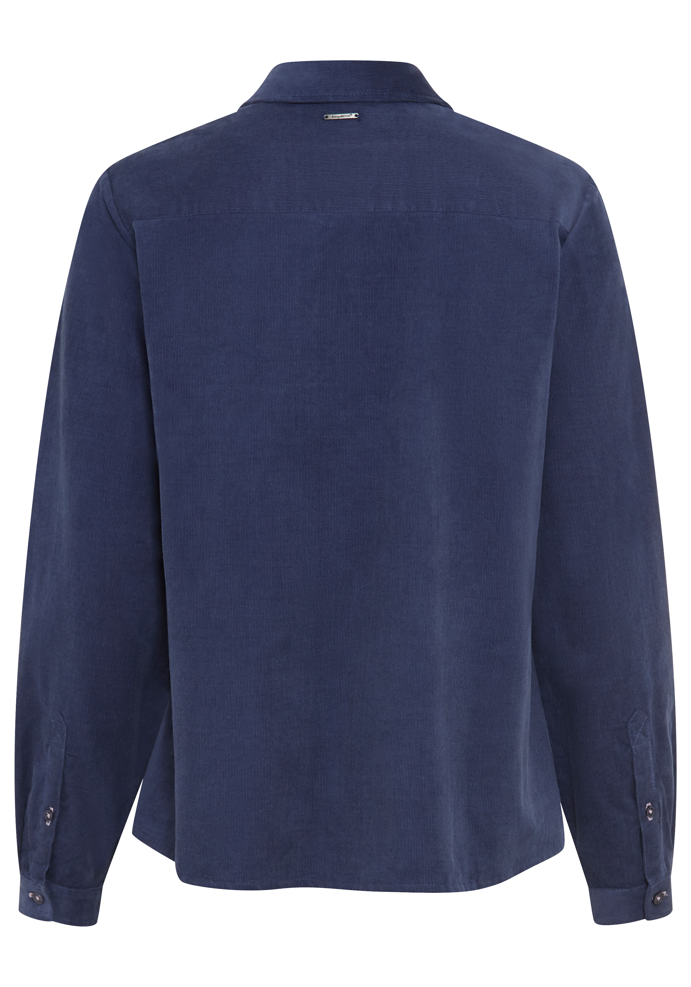 KangaROOS Hemdbluse aus Cordmaterial, lässige Passform, mit Blusenkragen