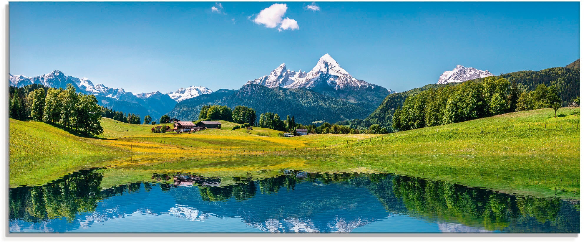 Image of Artland "Landschaft in den Alpen" Berge 1 Stk. tlg. in verschiedenen Grössen