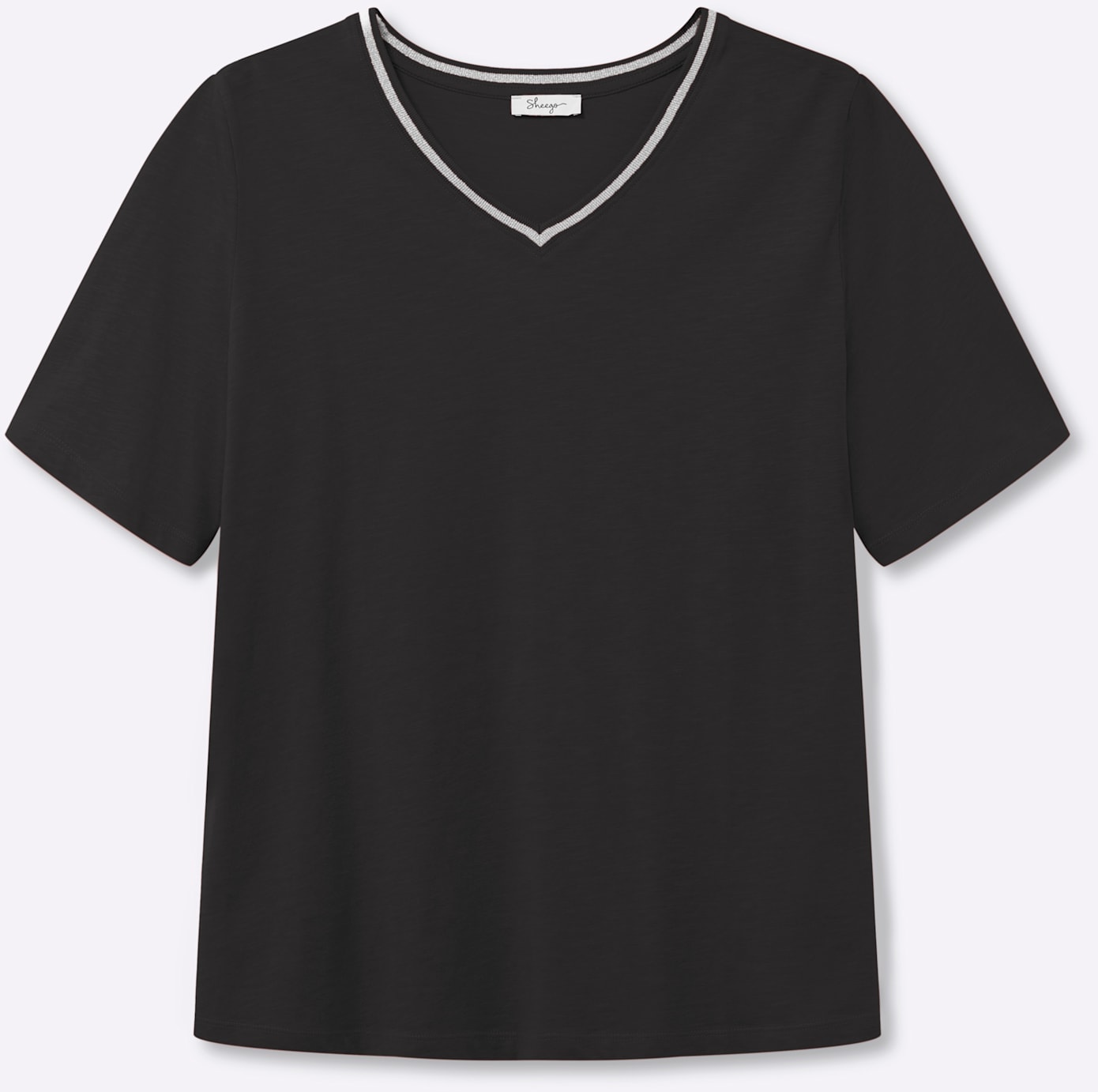 Sheego T-shirt en V »Shirt« 1