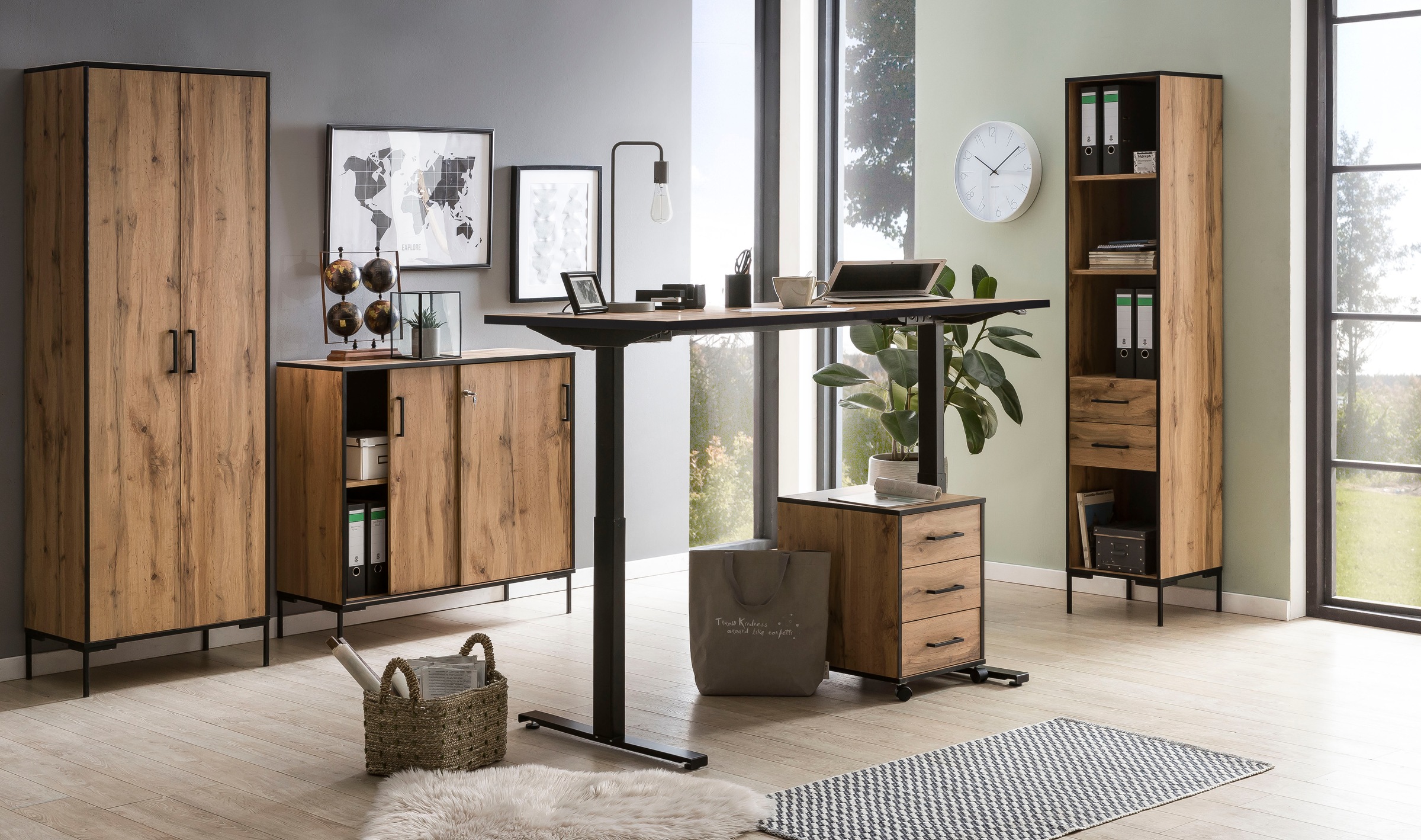 Schildmeyer Schreibtisch "Serie 2000, Schreibtisch elektrisch, Made in Germany, B: 160 cm" Solide Verarbeitung - Dieses Produkt ist in Deutschland gefertigt