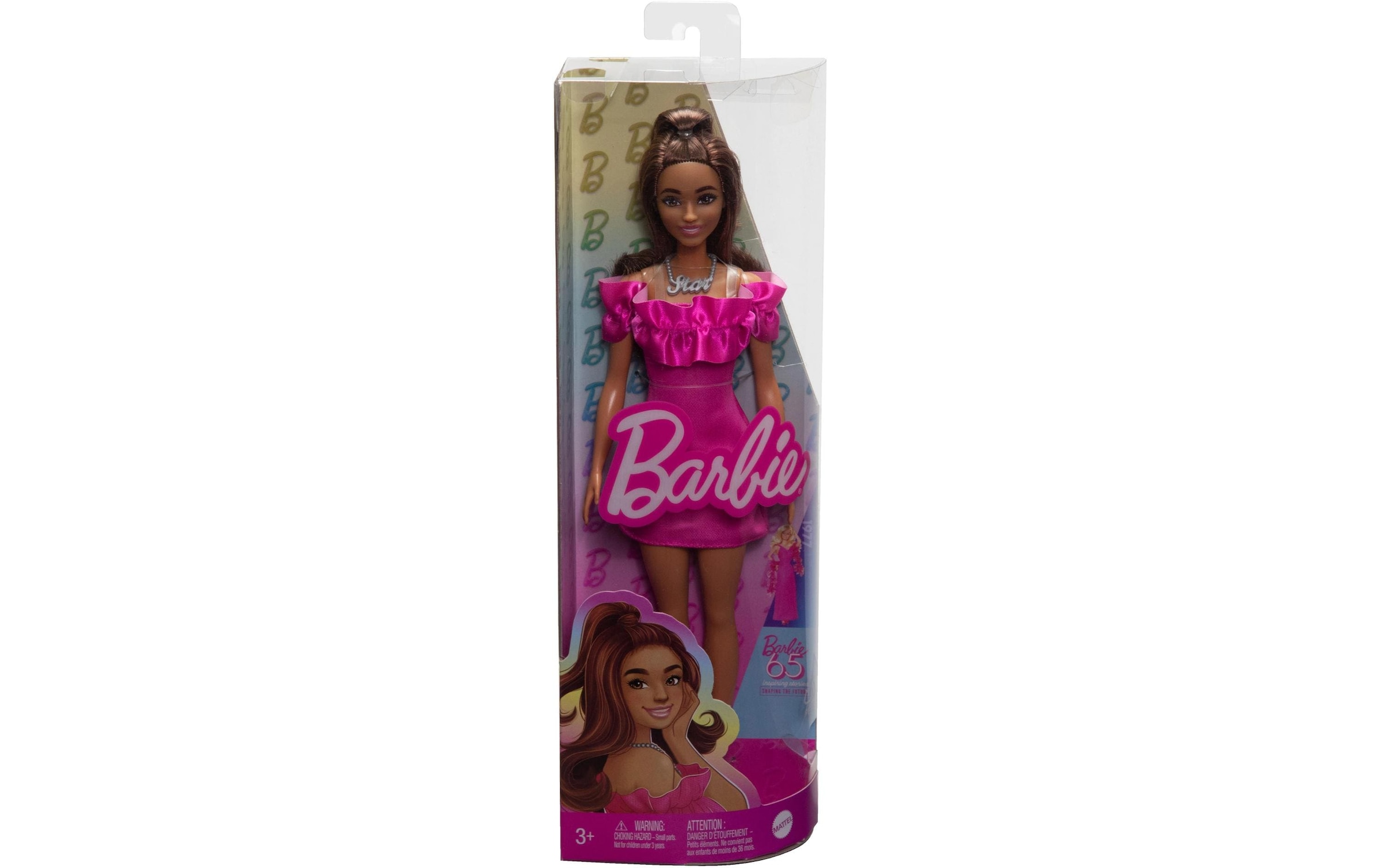 Barbie Anziehpuppe »Fashionista Pink Ruffle Dress«