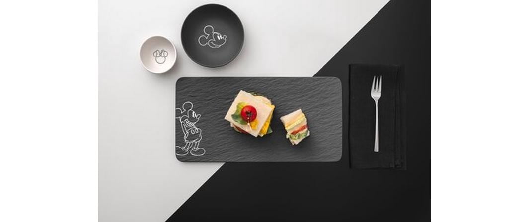 Villeroy & Boch Servierplatte »ManRock-Mickey Mouse Platte« Elegante Servierplatte mit Disney-Motiv