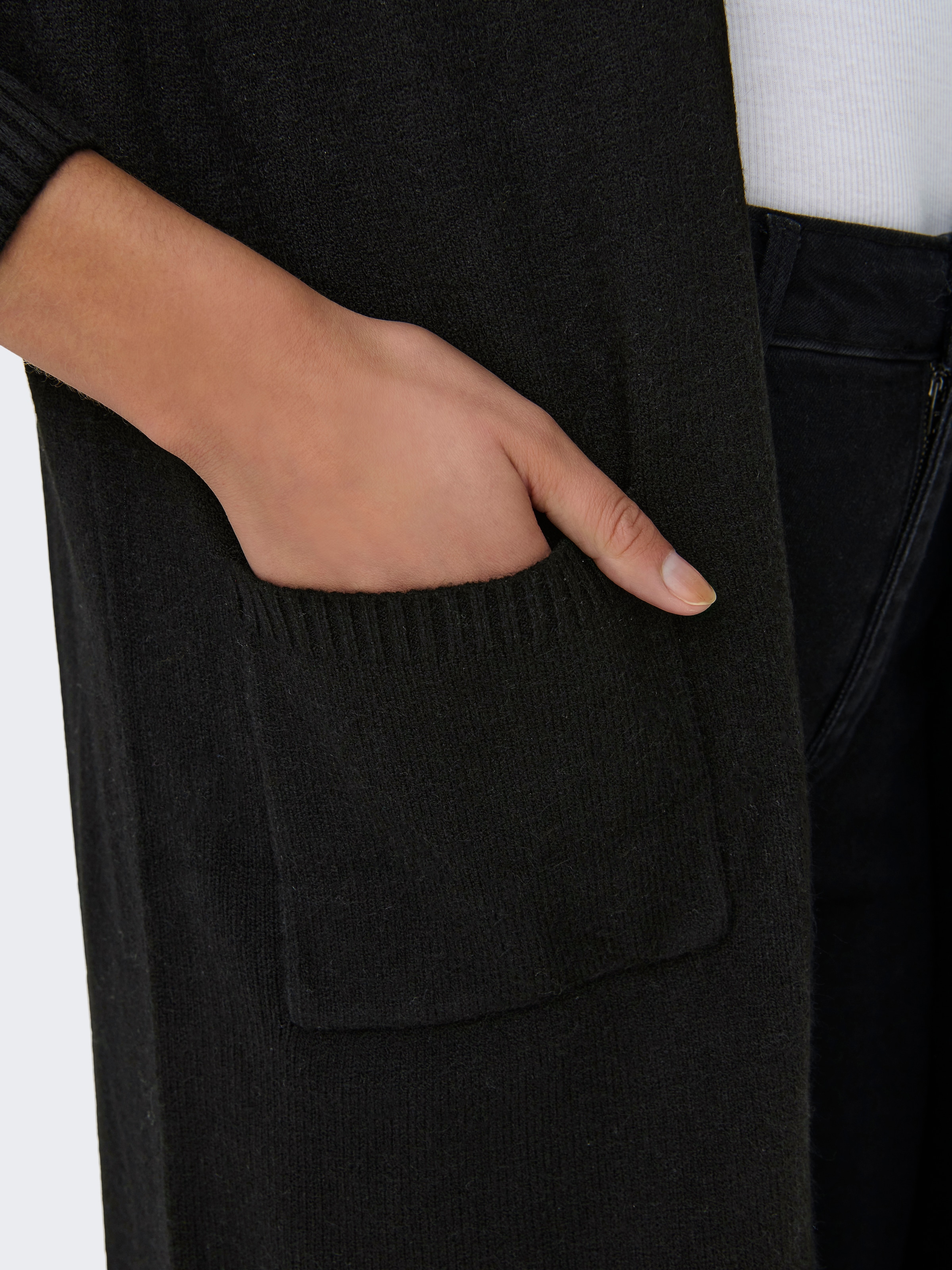 ONLY Longstrickjacke »ONLLESLY L/S LONG CARDIGAN«