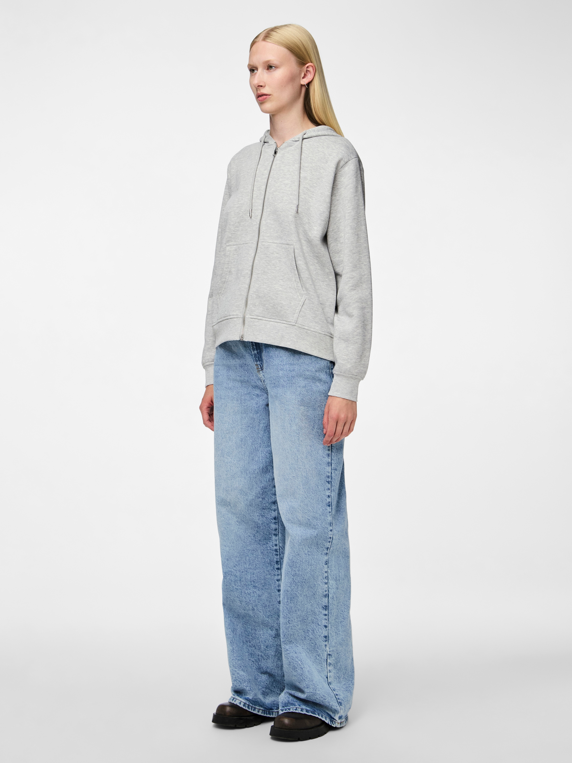 pieces Kapuzensweatshirt »PCCHILLI LS ZIP HOODIE NOOS BC«