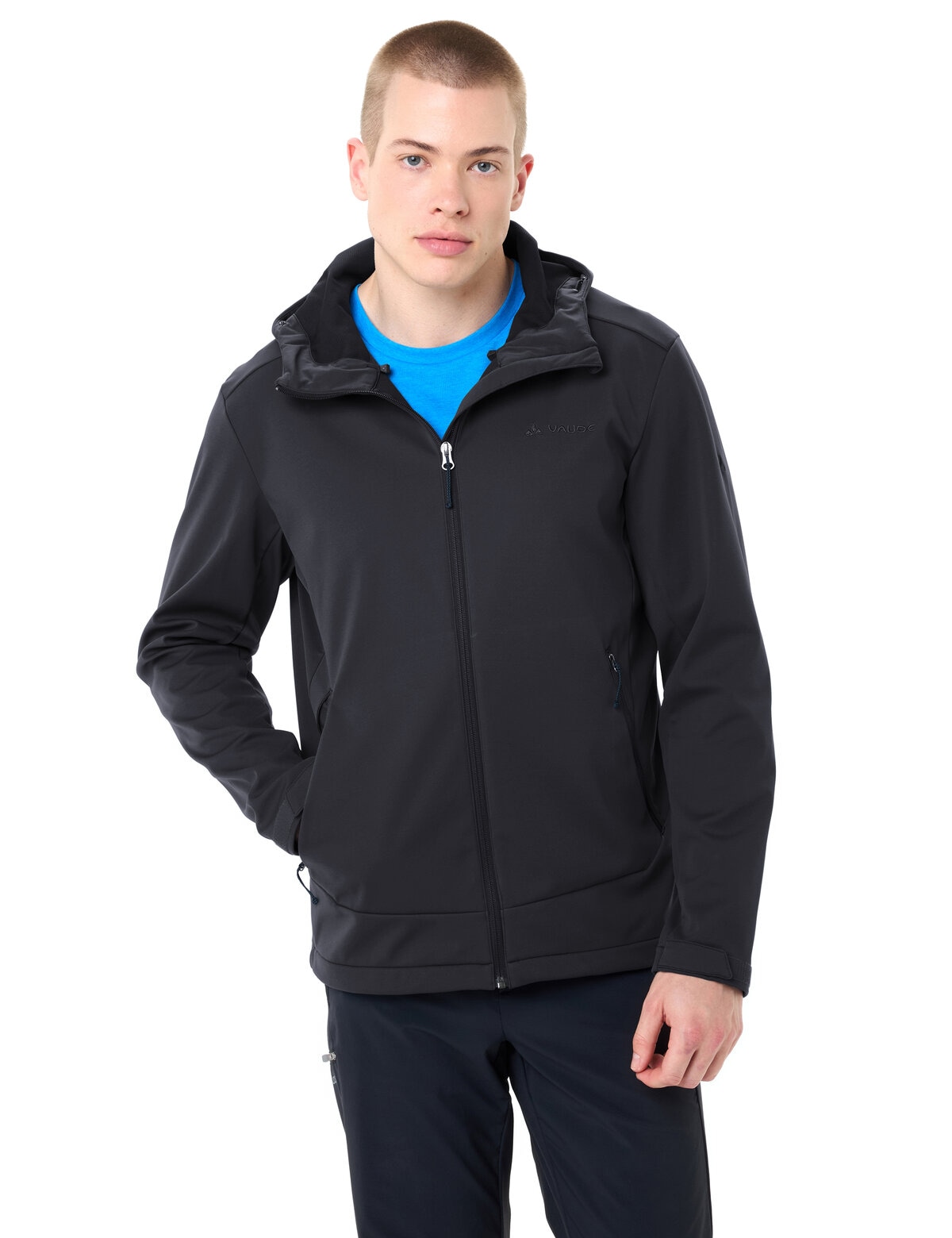VAUDE Veste softshell »MEN'S EVERHIKE SOFTSHELL HOODY« sportlicher Stil, winddicht, wasserabweisend, atmungsaktiv