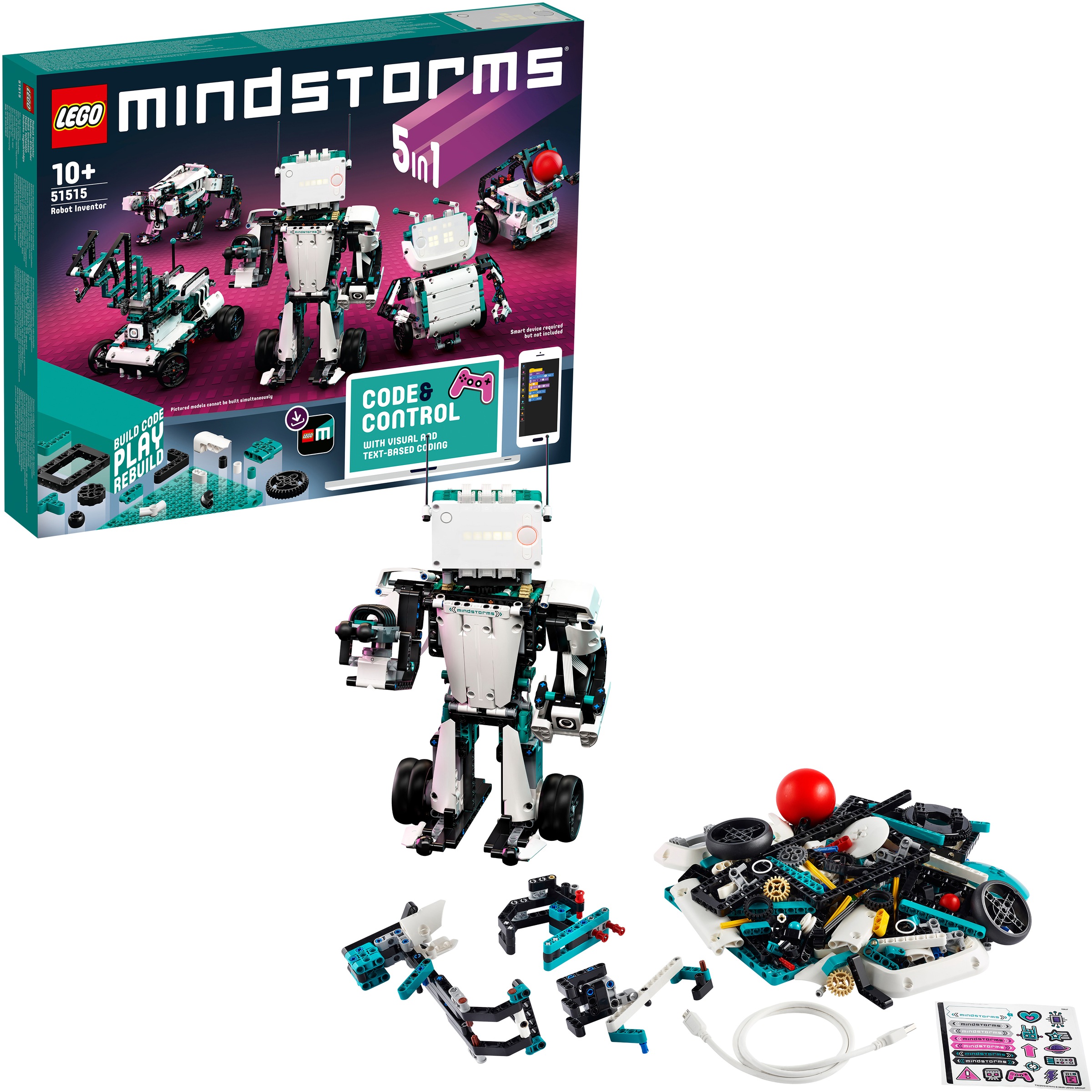 Image of LEGO® Konstruktionsspielsteine »Roboter-Erfinder (51515), LEGO® MINDSTORMS®«, (949 St.) bei Ackermann Versand Schweiz