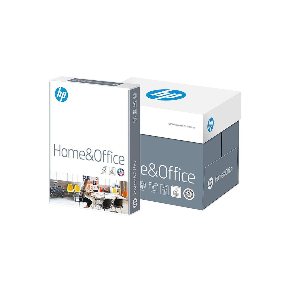 HP Druckerpapier »Home & Office (CHP150) A4 Weiss 2500 Blatt«, DIN-A4