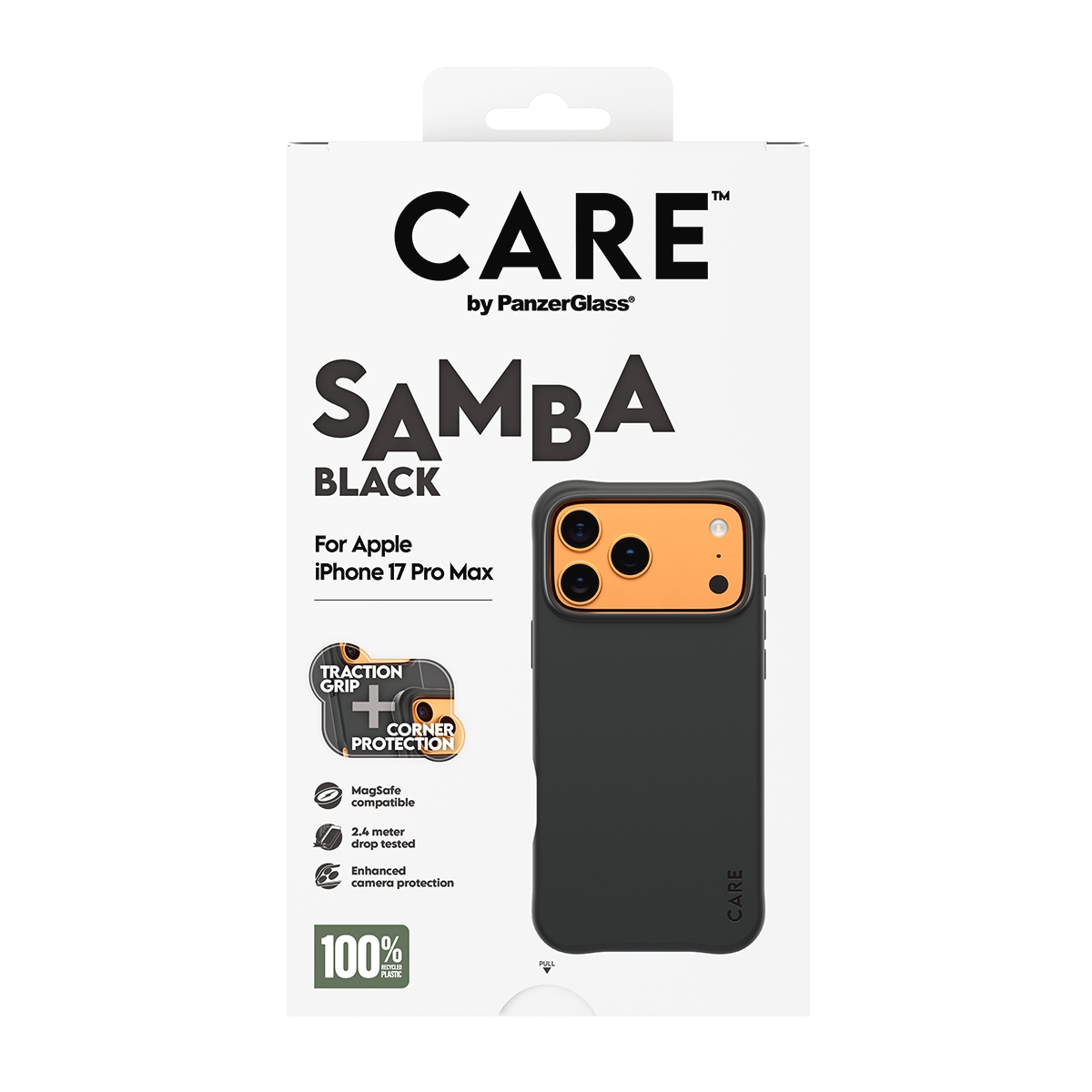 CARE by PanzerGlass Housse pour téléphone portable »Samba MagSafe Case für Apple iPhone 17 Pro Max« Backcover, Schutzhülle, Handyschutzhülle, Case, Schutzcase, stossfest